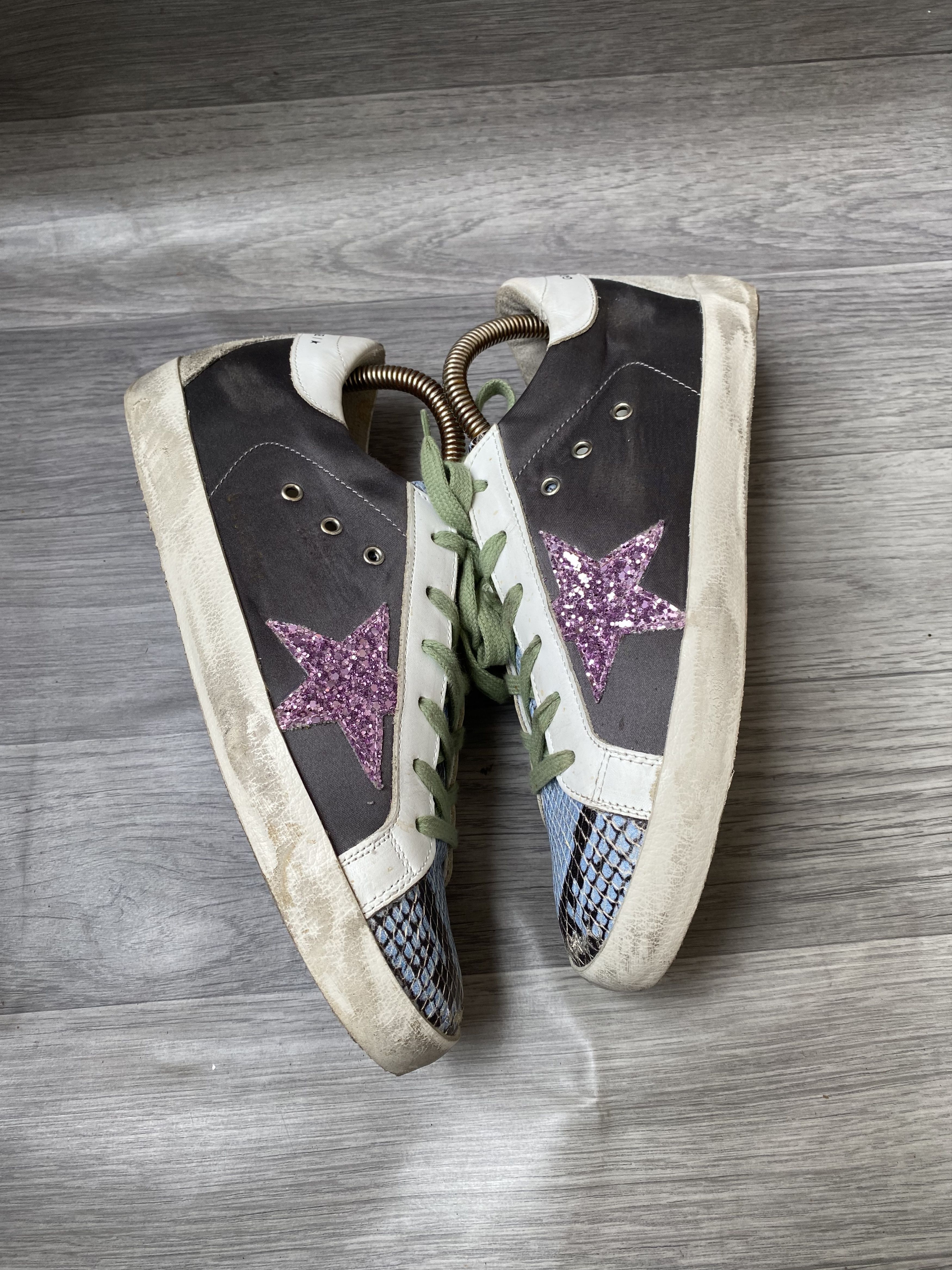 Golden Goose Golden goose superstar colourful low snake print sneakers Size US 9 / IT 39 - 7 Thumbnail