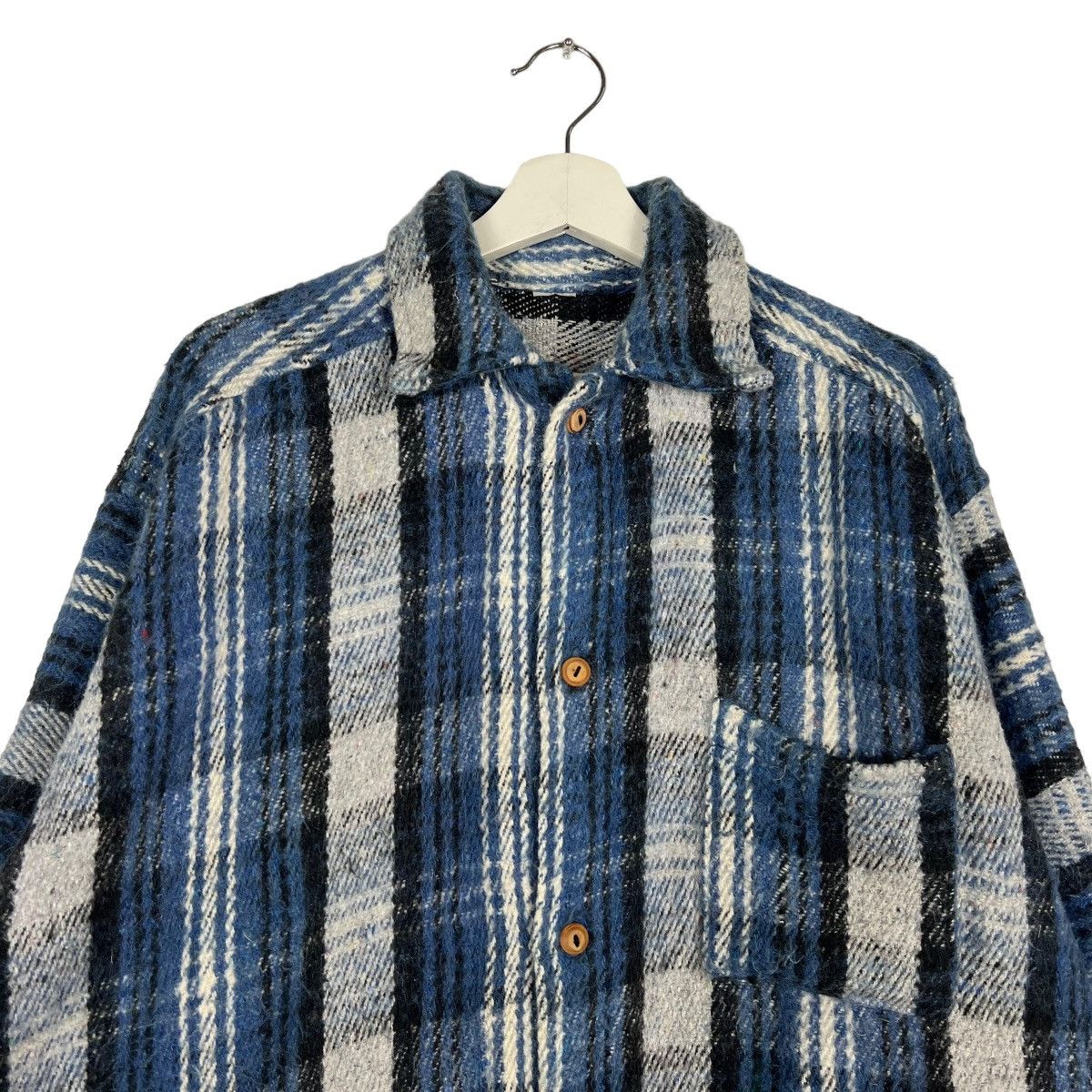 Vintage 🔥 VINTAGE PLAID WOOL JACKET Size US L / EU 52-54 / 3 - 4 Thumbnail