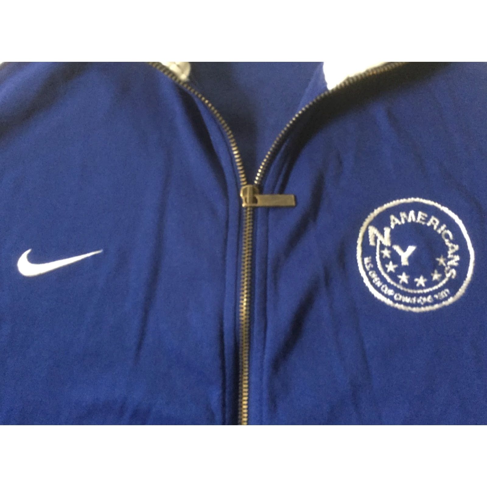 Nike Nike US Open Cup Champions 1907 NY Americans Red Blue Jacket XXL Mens Vtg USA Size US XXL / EU 58 / 5 - 3 Thumbnail