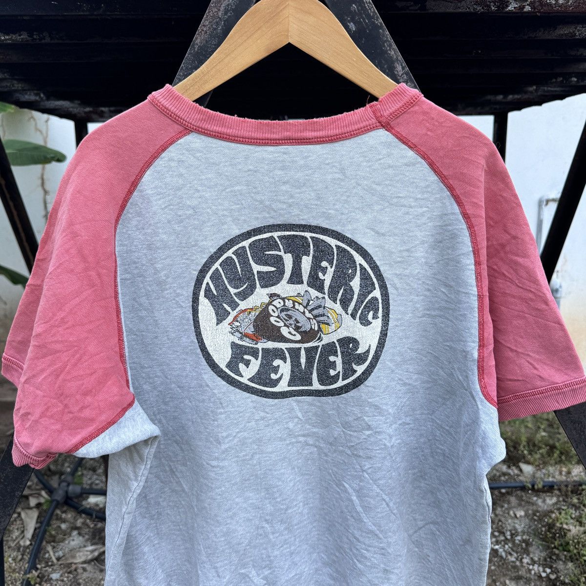 Hysteric Glamour Vintage Hysteric Glamour "Hysteric Fever" Raglan Sweatshirt Size US L / EU 52-54 / 3 - 3 Thumbnail
