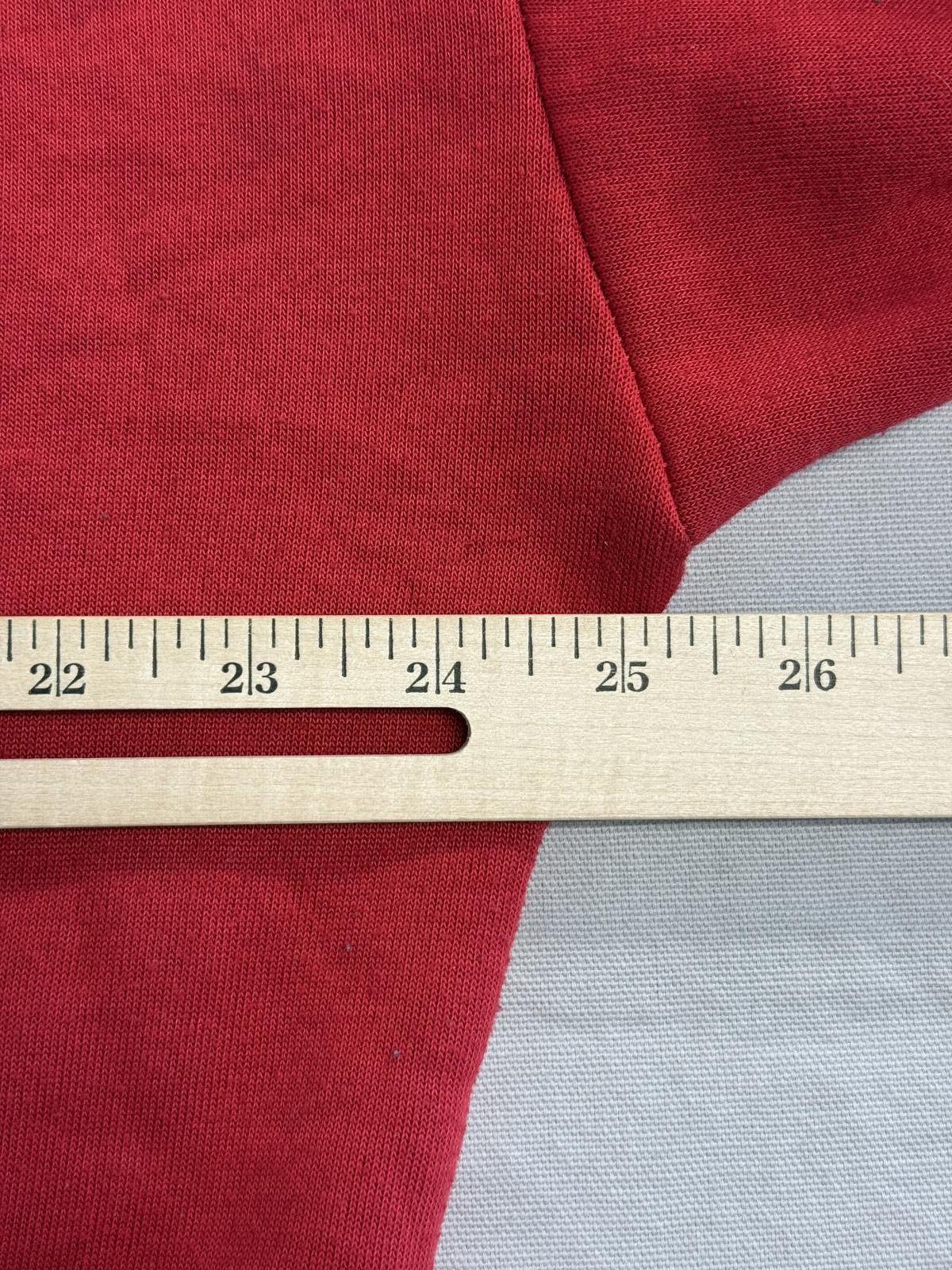Designer Chicago Red Crewneck - Puff Varsity Style Chicago City - L Size US L / EU 52-54 / 3 - 6 Thumbnail