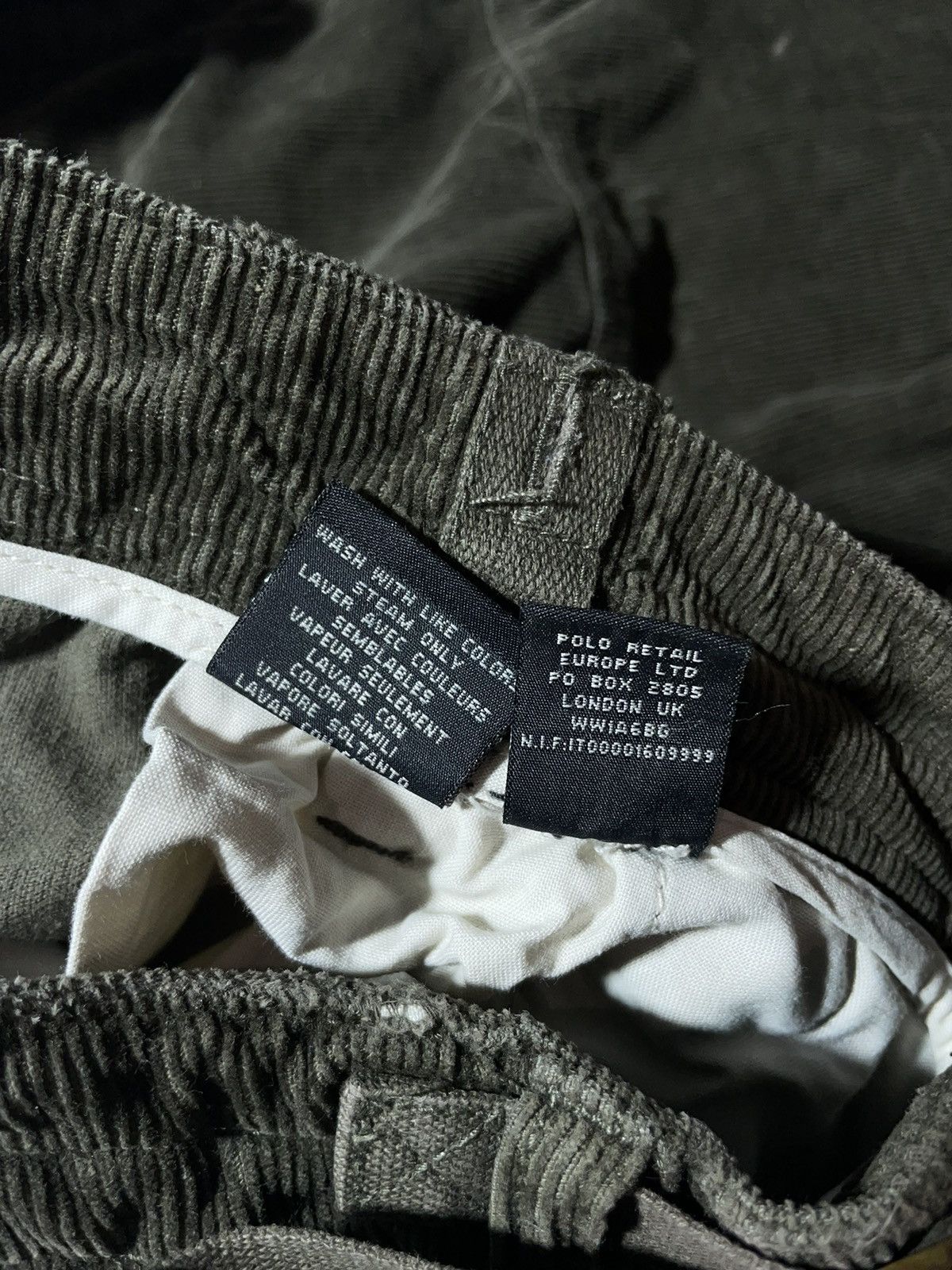Polo Ralph Lauren Vintage Ralph Lauren Polo Jeans Company Corduroy Cargo Pants Size US 33 - 19 Thumbnail