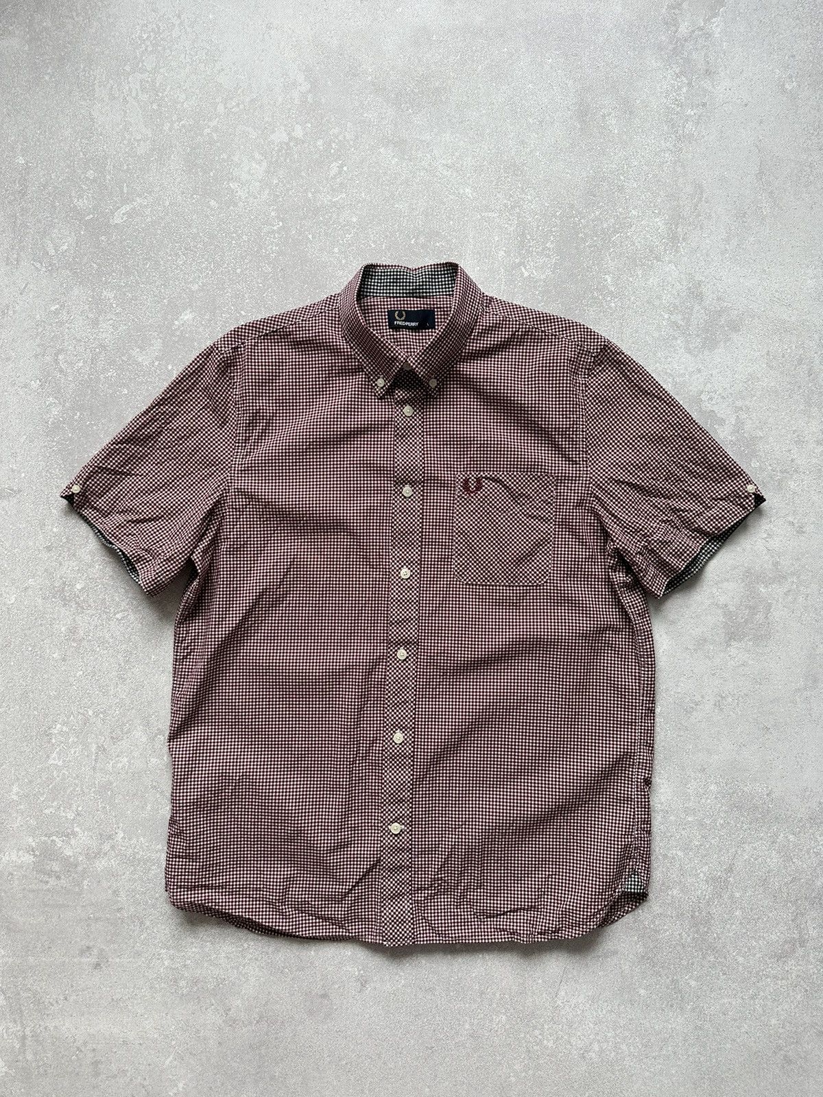 Fred Perry Men’s Vintage Fred Perry Short Sleeve Shirt size L Size US L / EU 52-54 / 3 - 1 Thumbnail