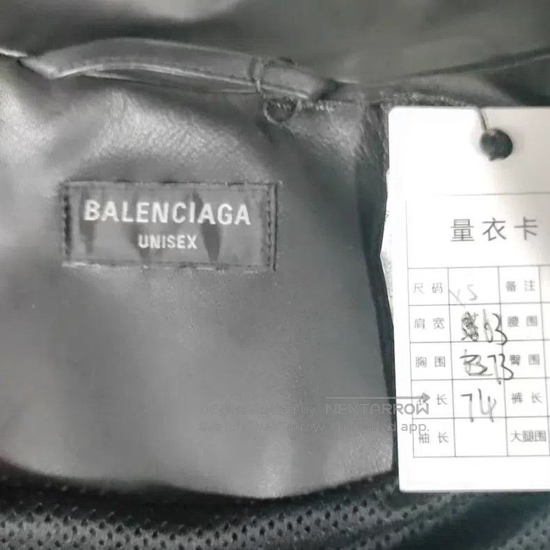 Balenciaga Balenciaga Black Loose Fit Stand Collar Letter Zip Long Sl Size US XS / EU 42 / 0 - 2 Thumbnail