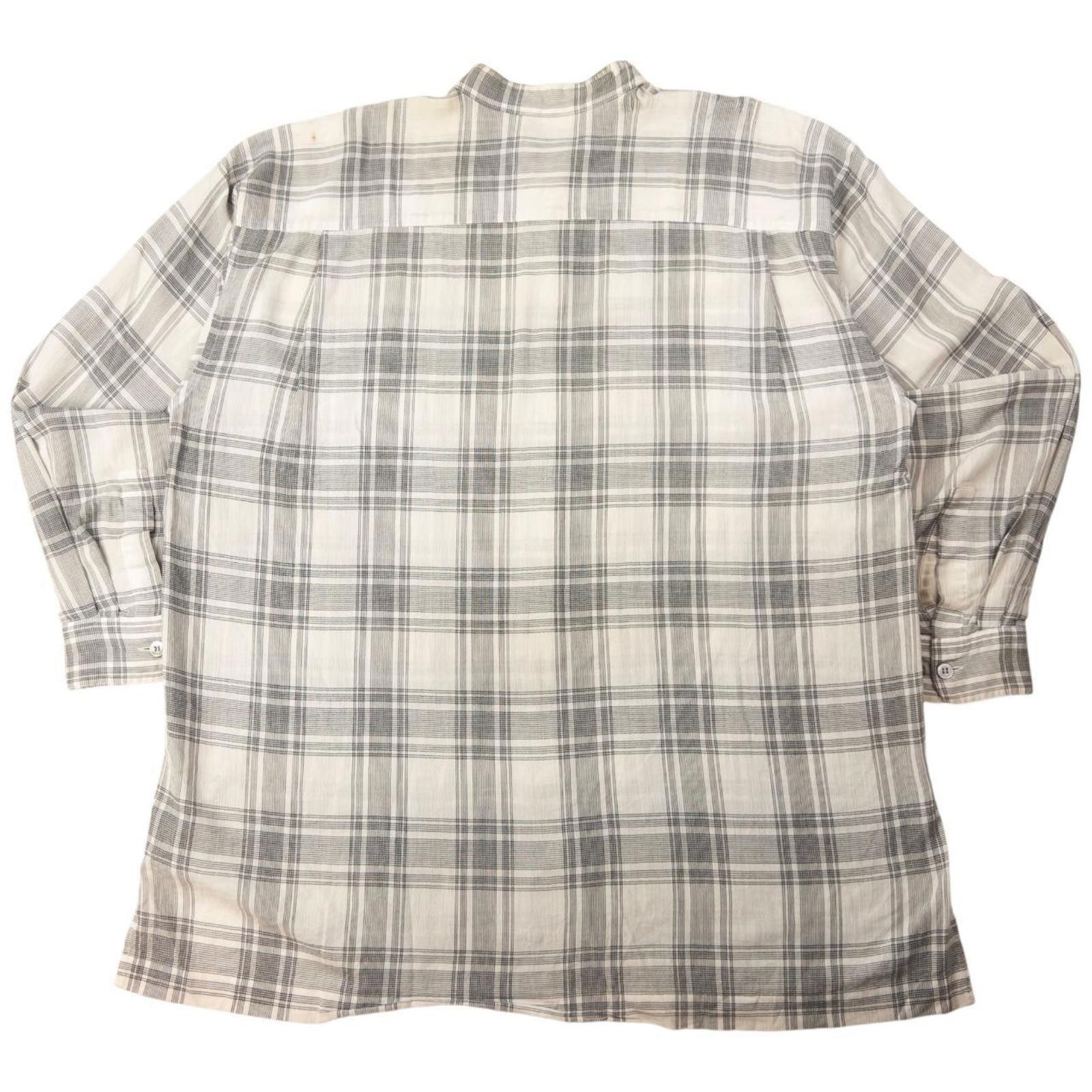 Issey Miyake Vintage Issey Miyake Checkered Long Sleeve Shirt Size L Size US L / EU 52-54 / 3 - 2 Thumbnail
