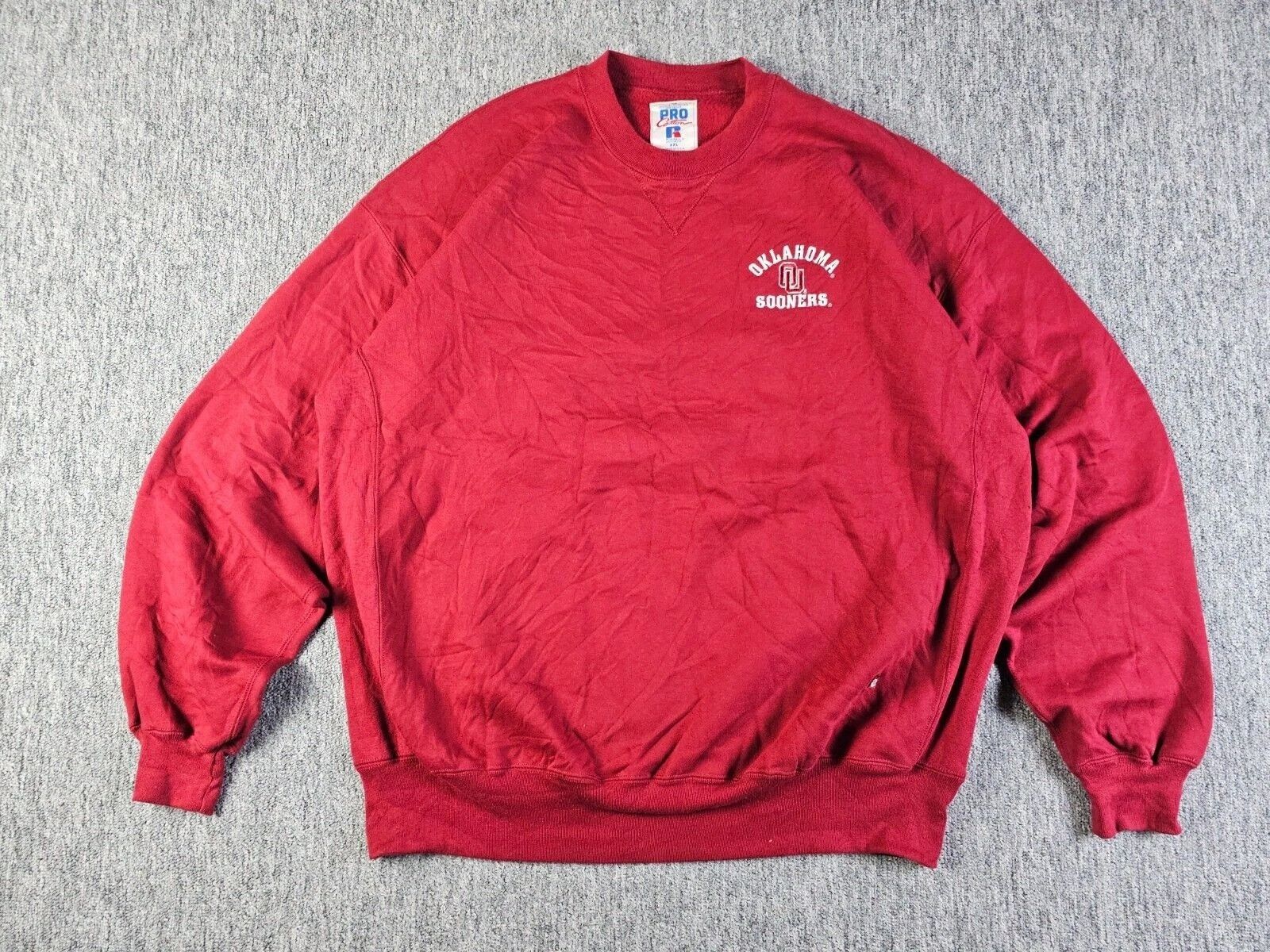 Russell Athletic Russell Pro Cotton Oklahoma Sooners Crewneck Sweatshirt 2XL Size US XXL / EU 58 / 5 - 1 Thumbnail