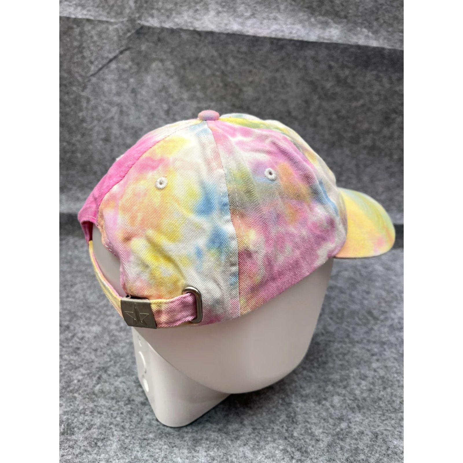 Vintage VINTAGE Jeffree Star Hat Cap Strap Back Women One Size Rainbow Tie Dye 100% Cotton Rare Size ONE SIZE - 7 Thumbnail