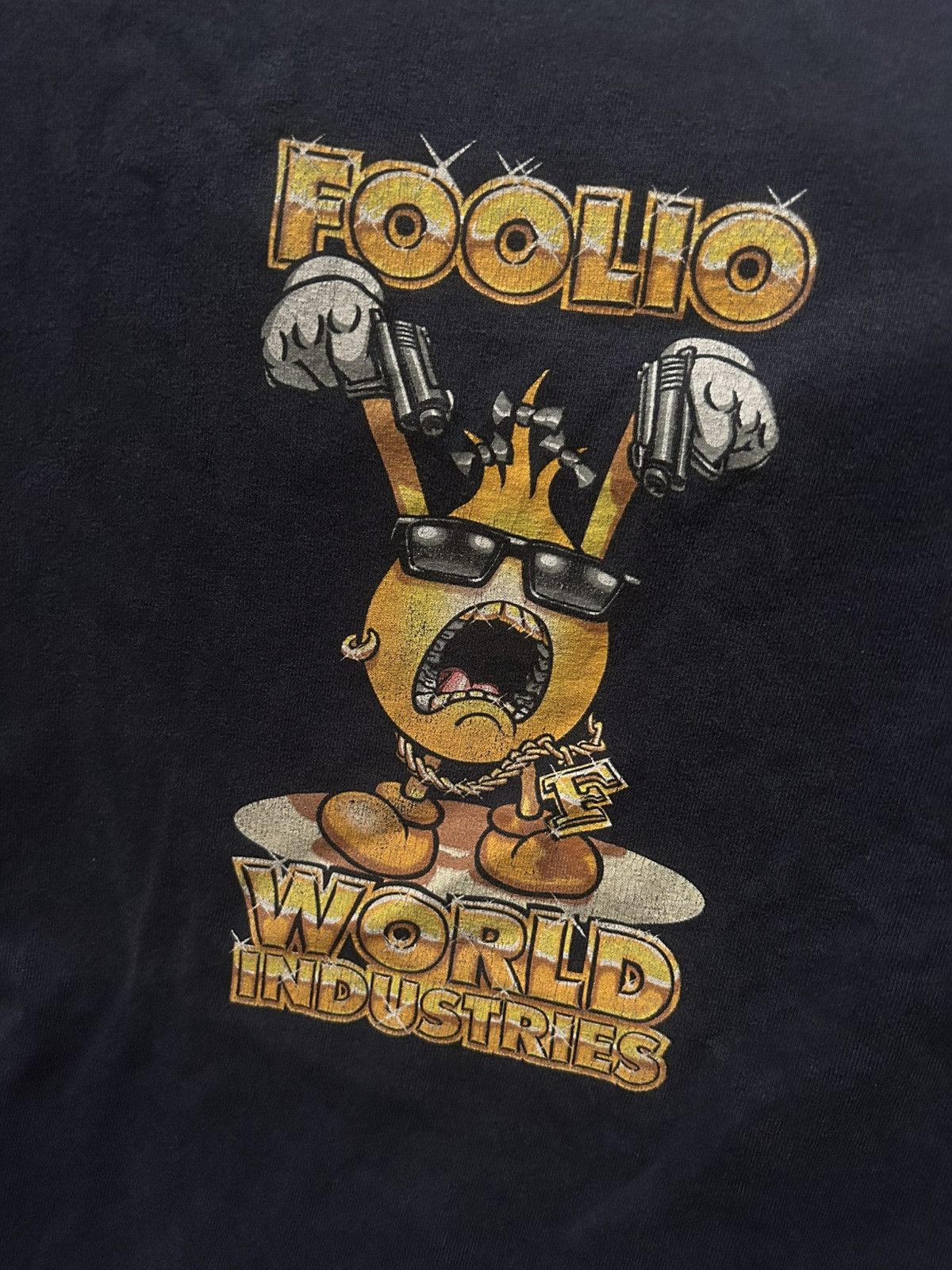 World Industries Vintage World Industries Foolio w/ Pistols Graphic Skate Tee Size US M / EU 48-50 / 2 - 1 Thumbnail