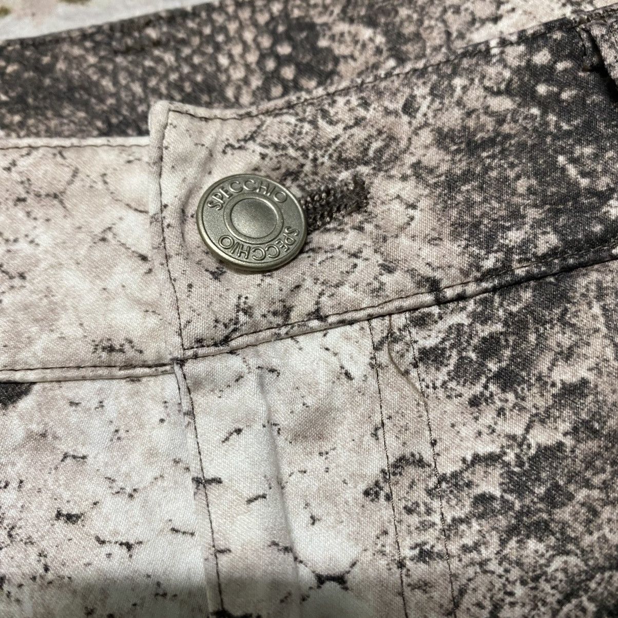 Japanese Brand Japanese Brand SPECCHIO Snake Skin Flare Pants Size 29" - 19 Thumbnail