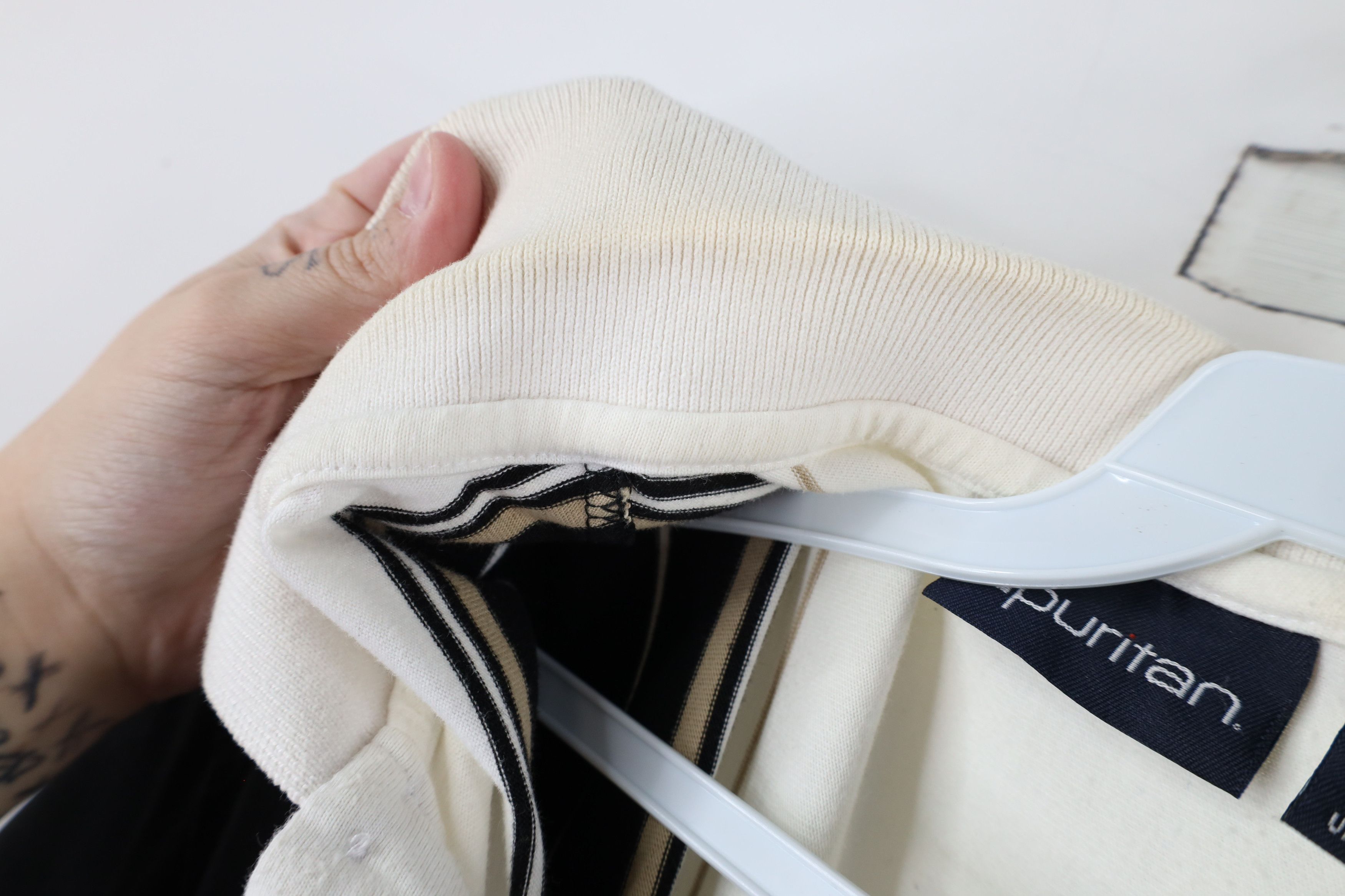 Vintage Vintage 90s Streetwear Striped Block Collared Polo Shirt Size US XL / EU 56 / 4 - 8 Thumbnail