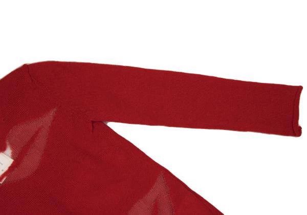 Comme des Garcons Comme Des Garcons Red vintage see-through lip design knit Size S / US 4 / IT 40 - 8 Thumbnail