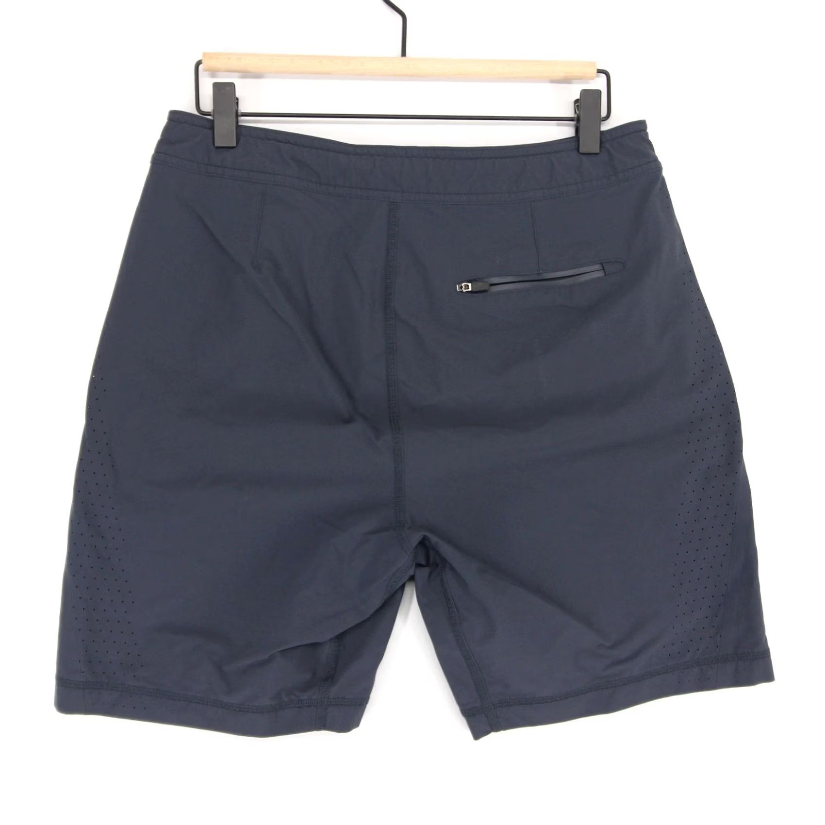 Vintage Mack Weldon Hybrid Shorts Mens S Navy Blue Perforated Stretch Board Swim Size US 29 - 2 Thumbnail