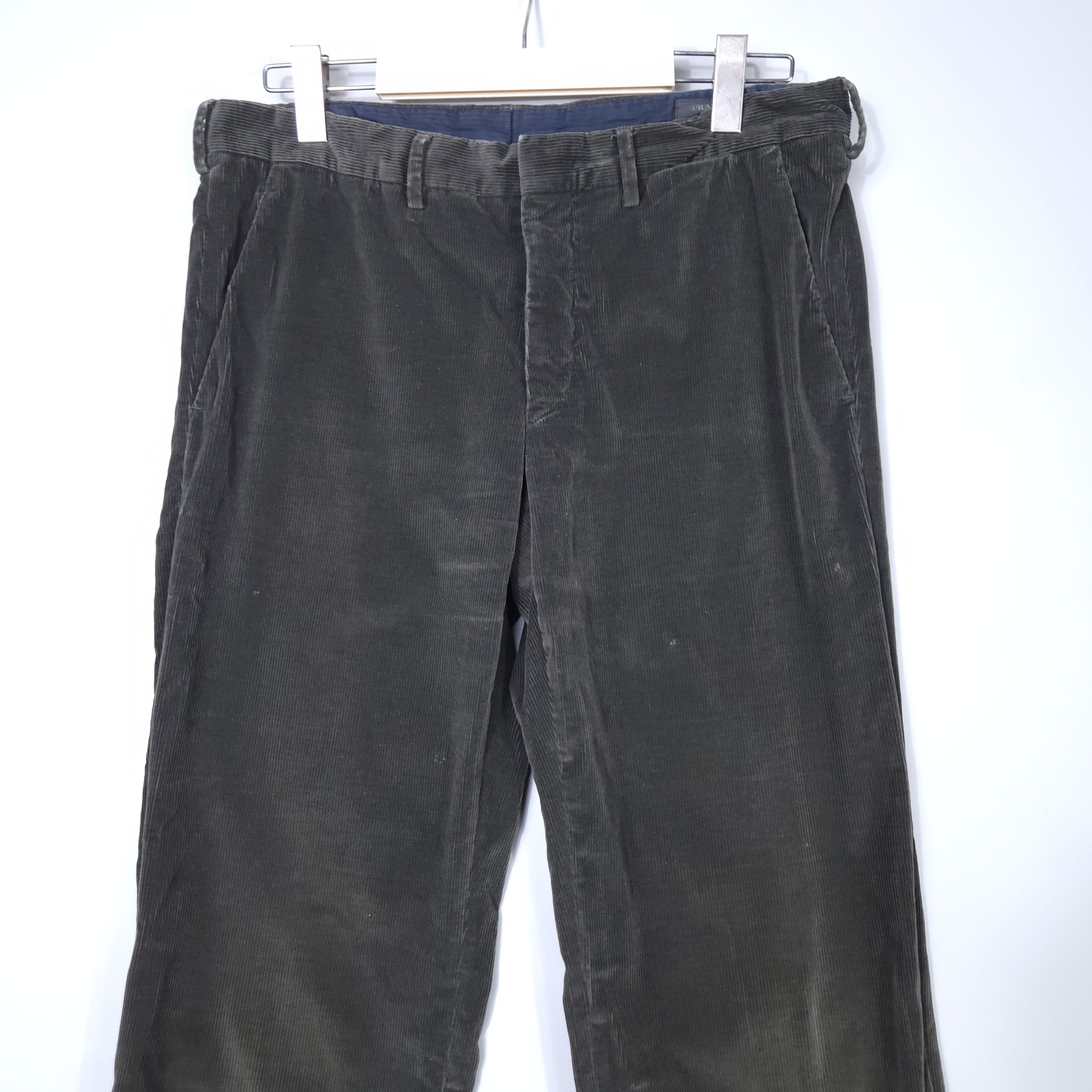 Prada Prada Corduroy Pants Straight Cotton Men's size 50 Size US 34 / EU 50 - 2 Thumbnail