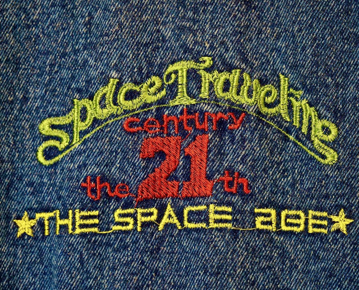 Big Star × Indian Motorcycle × Vintage Vintage Oversized Alien Embroidery Denim Parka Made in USA Size US L / EU 52-54 / 3 - 3 Thumbnail