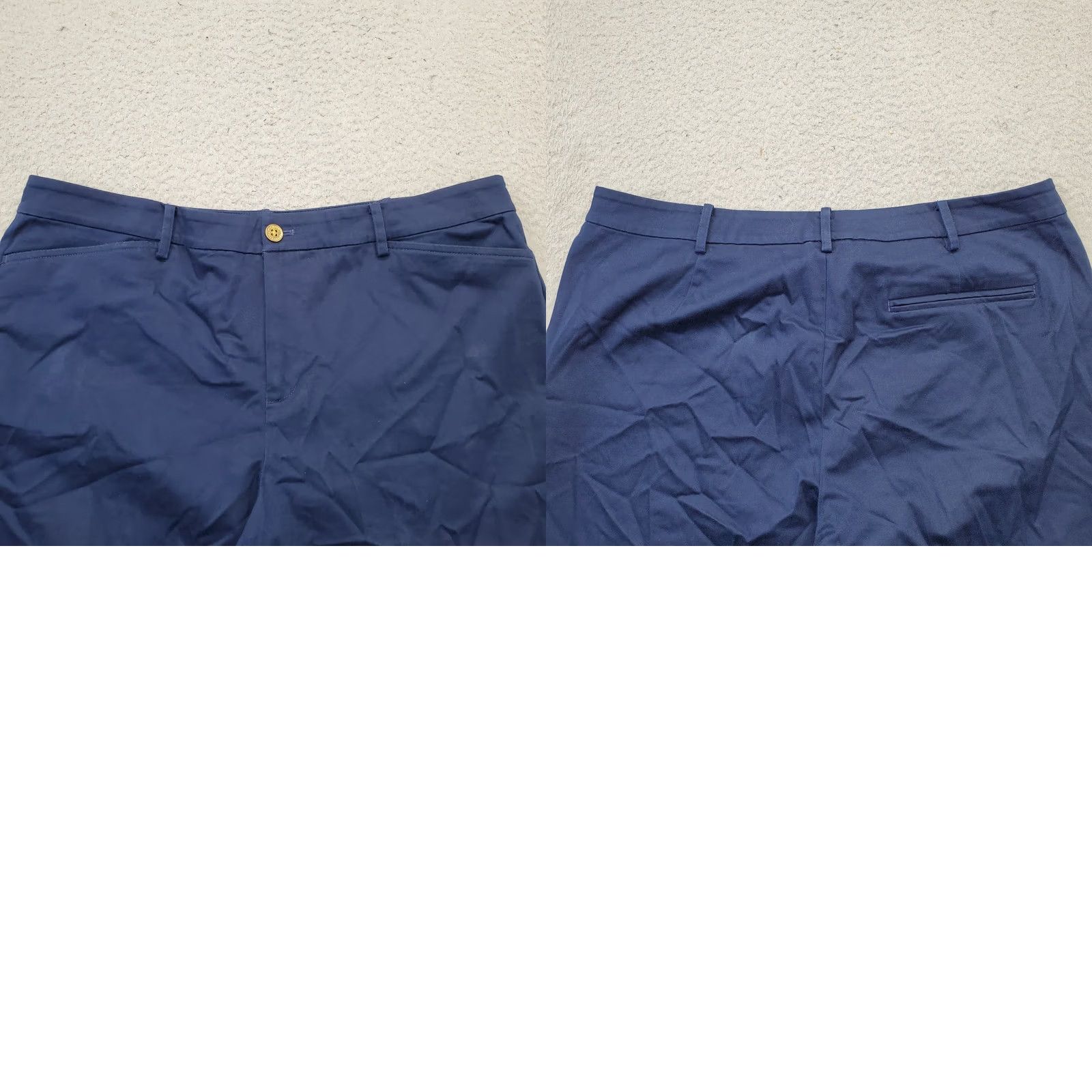Ralph Lauren Lauren Ralph Lauren Chino Shorts Womens Size 14 Blue Flat Front 9" Inseam Regular Fit Size 36" / US 14 / IT 50 - 8 Thumbnail
