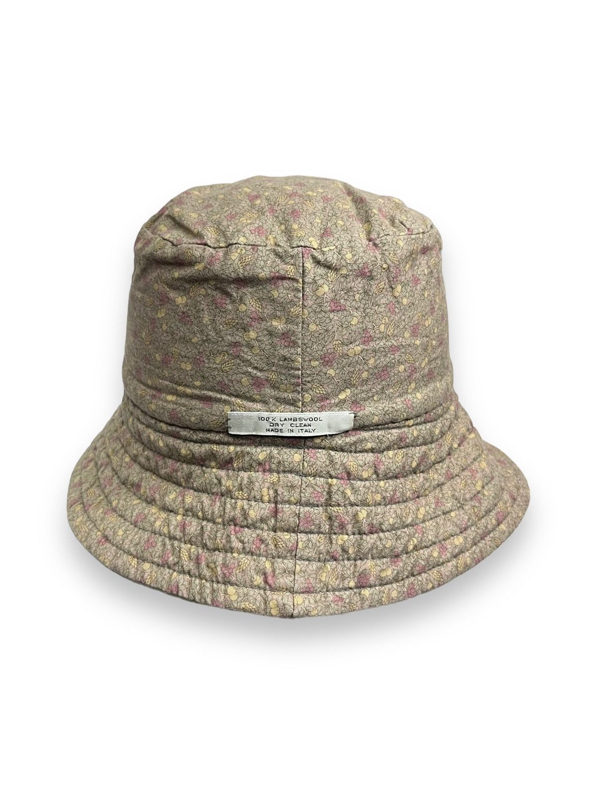 Courreges Vintage 80’s COURREGES Lambswool Bucket Hat Made In Italy Size ONE SIZE - 6 Thumbnail
