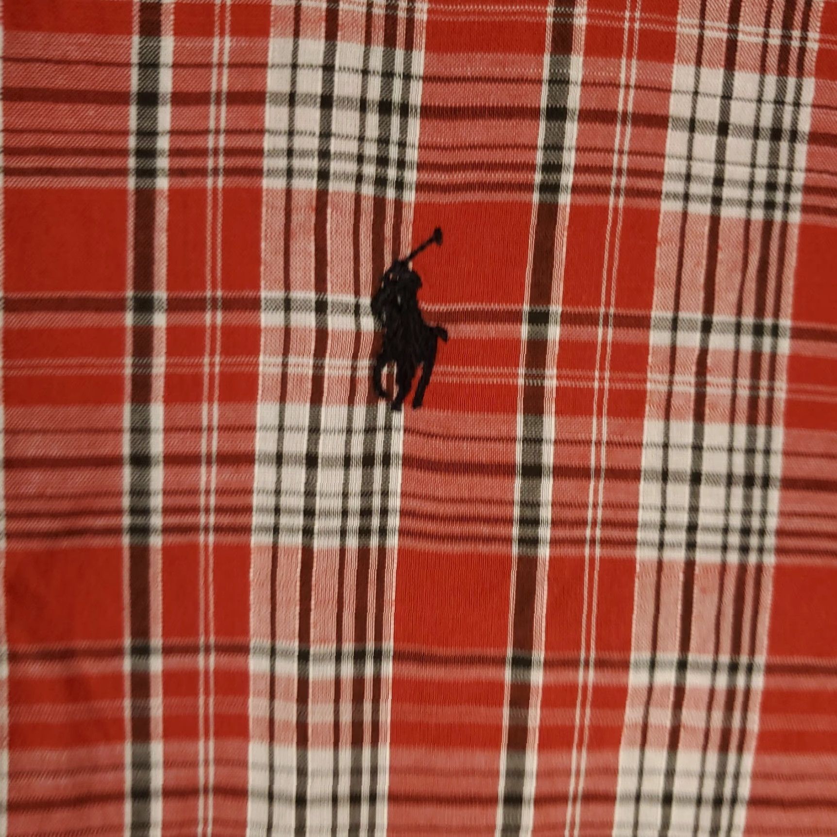 Ralph Lauren Ralph Lauren Shirt Mens XL Orange Plaid Casual Button-Up Long Sleeve Size US XL / EU 56 / 4 - 2 Thumbnail