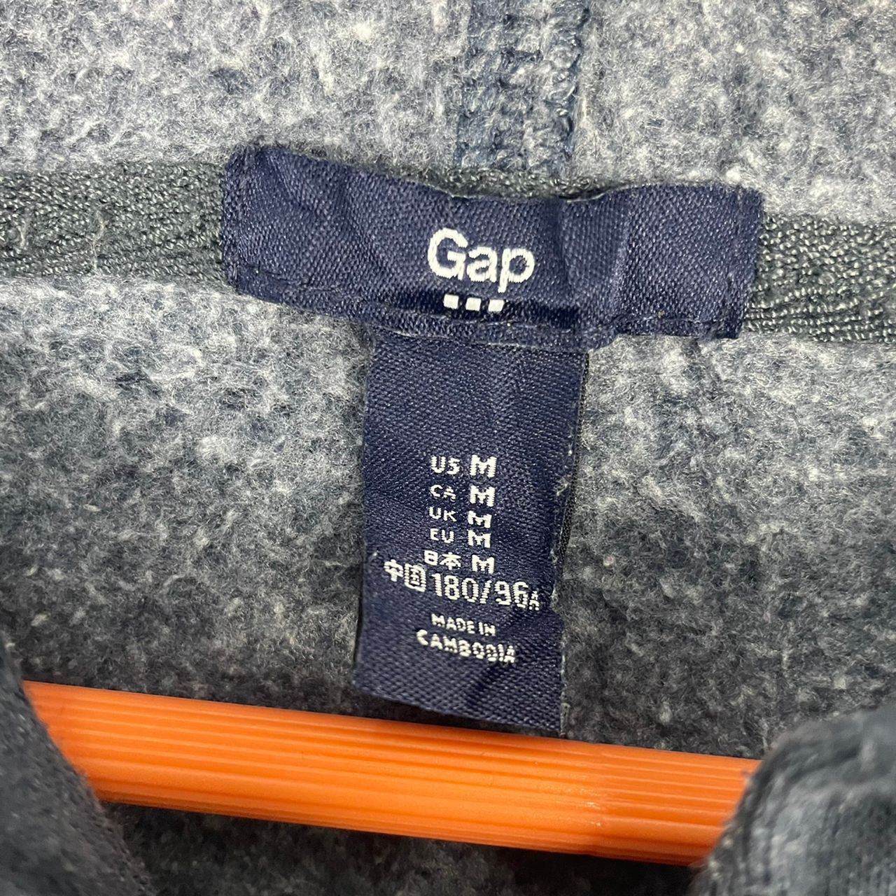 Gap Vintage Gap America Flag Embroided Logo Full Zip Hoodie Size US M / EU 48-50 / 2 - 6 Thumbnail