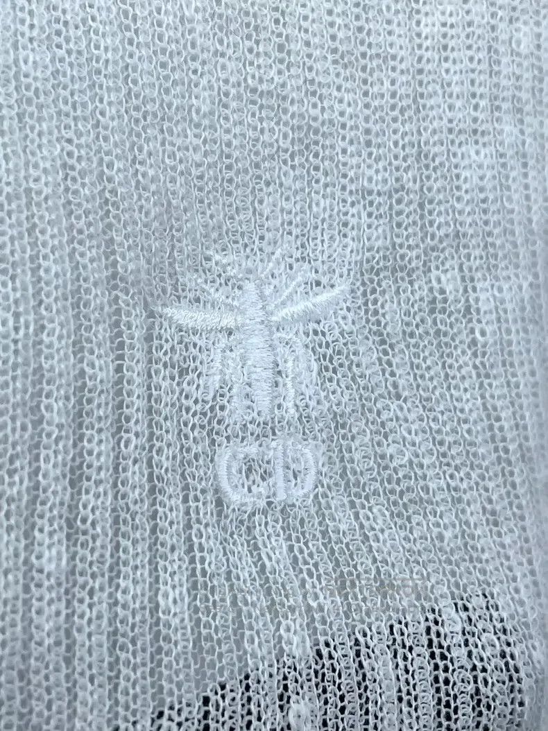 Dior Dior 23 Early Spring White Bee Embroidered Vest Size XS / US 0-2 / IT 36-38 - 5 Thumbnail