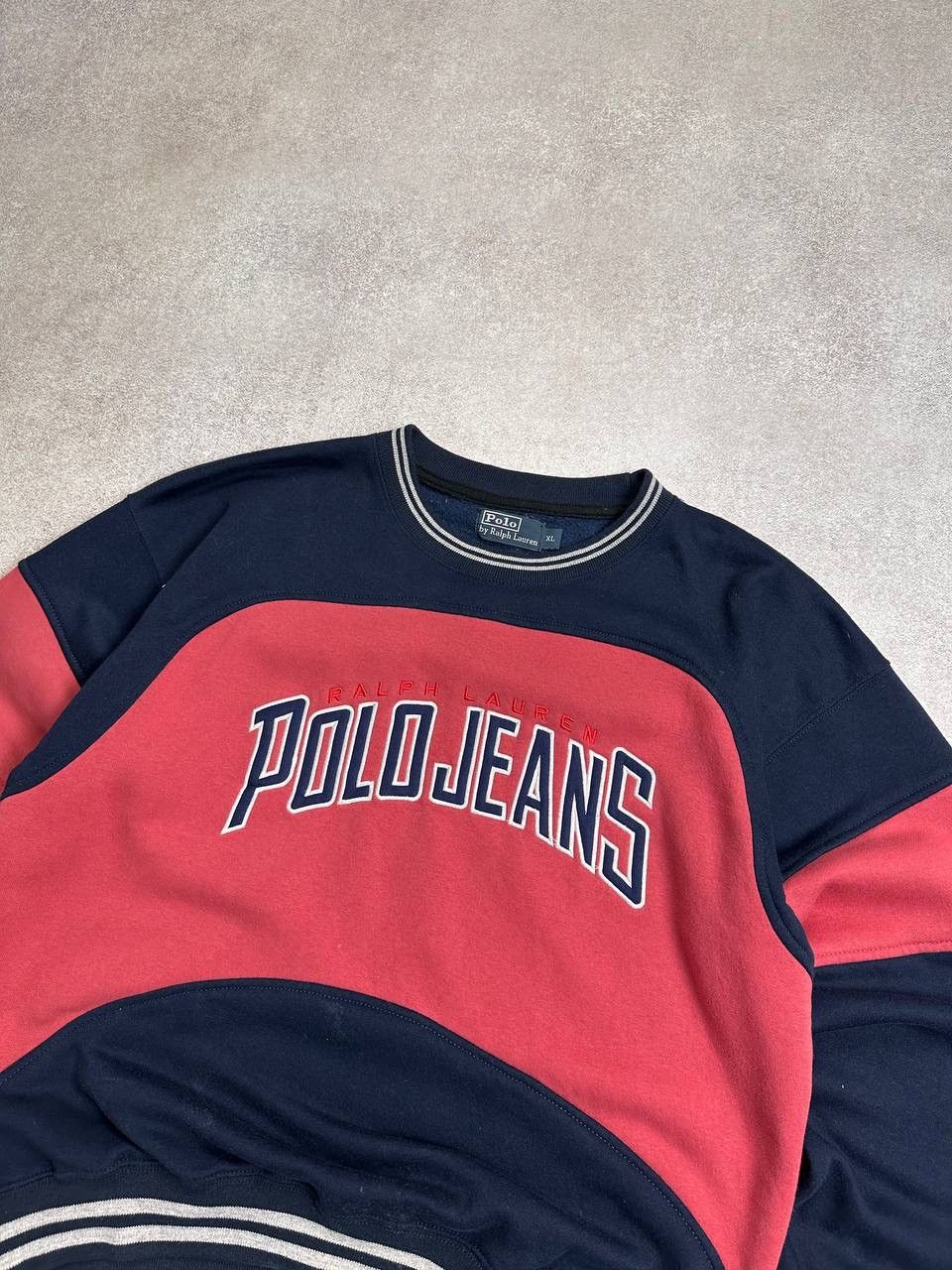 Polo Ralph Lauren Vintage 90s Polo Ralph Lauren Big Logo Crewneck Sweatshirt Size US XL / EU 56 / 4 - 2 Thumbnail
