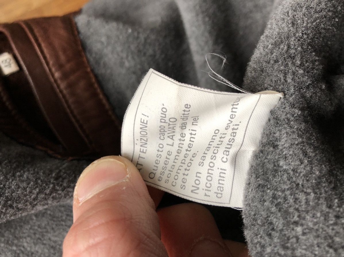 Valentino Vintage Valentino Fleece Lined Leather Coat Size US M / EU 48-50 / 2 - 7 Thumbnail
