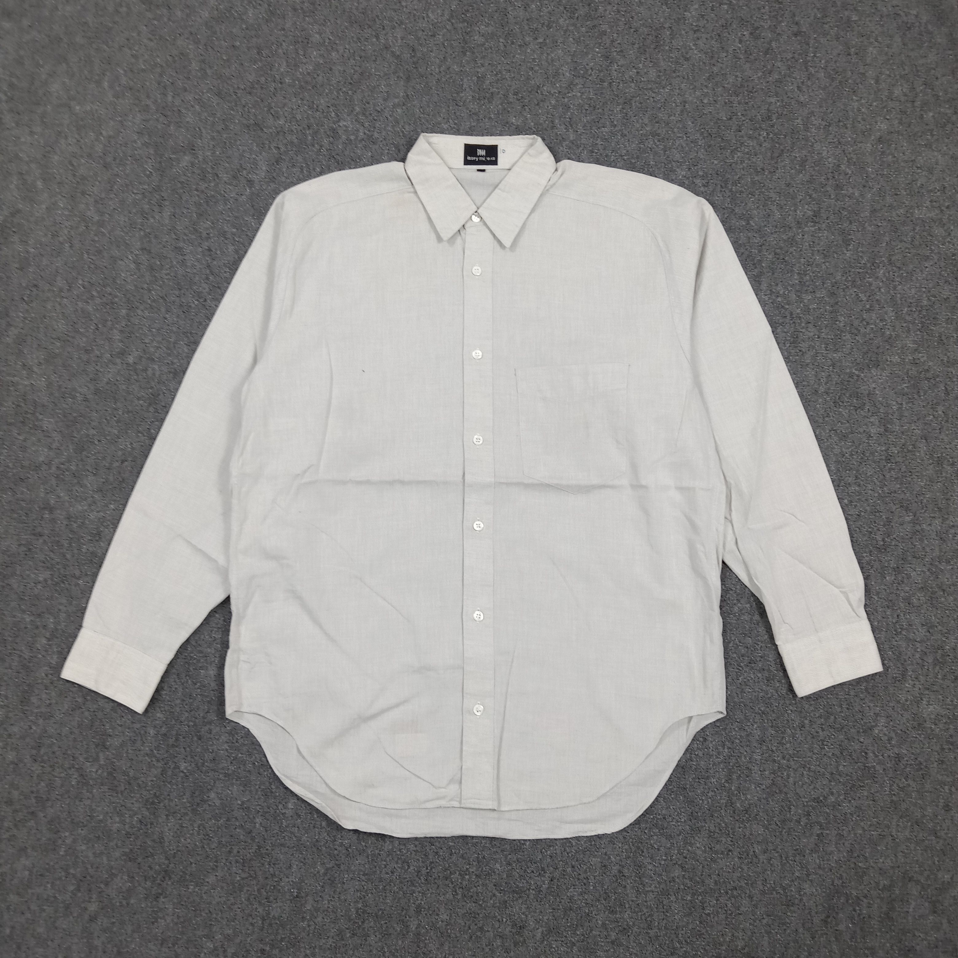 Issey Miyake Issey Miyake Japanese Designer Plain Button Up Shirt C294N63 Size US M / EU 48-50 / 2 - 1 Thumbnail