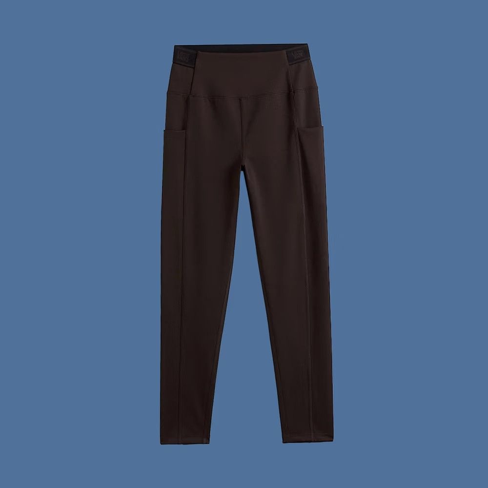 Vans VANS Leggings After Dark S Womens MTE Logo Crosspath Brown Size 28" / US 6 / IT 42 - 1 Thumbnail