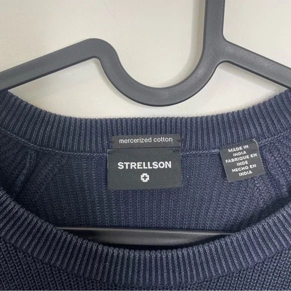 Strellson Strellson Anton Mercerized Cotton Knit Crewneck Sweater Size US S / EU 44-46 / 1 - 2 Thumbnail