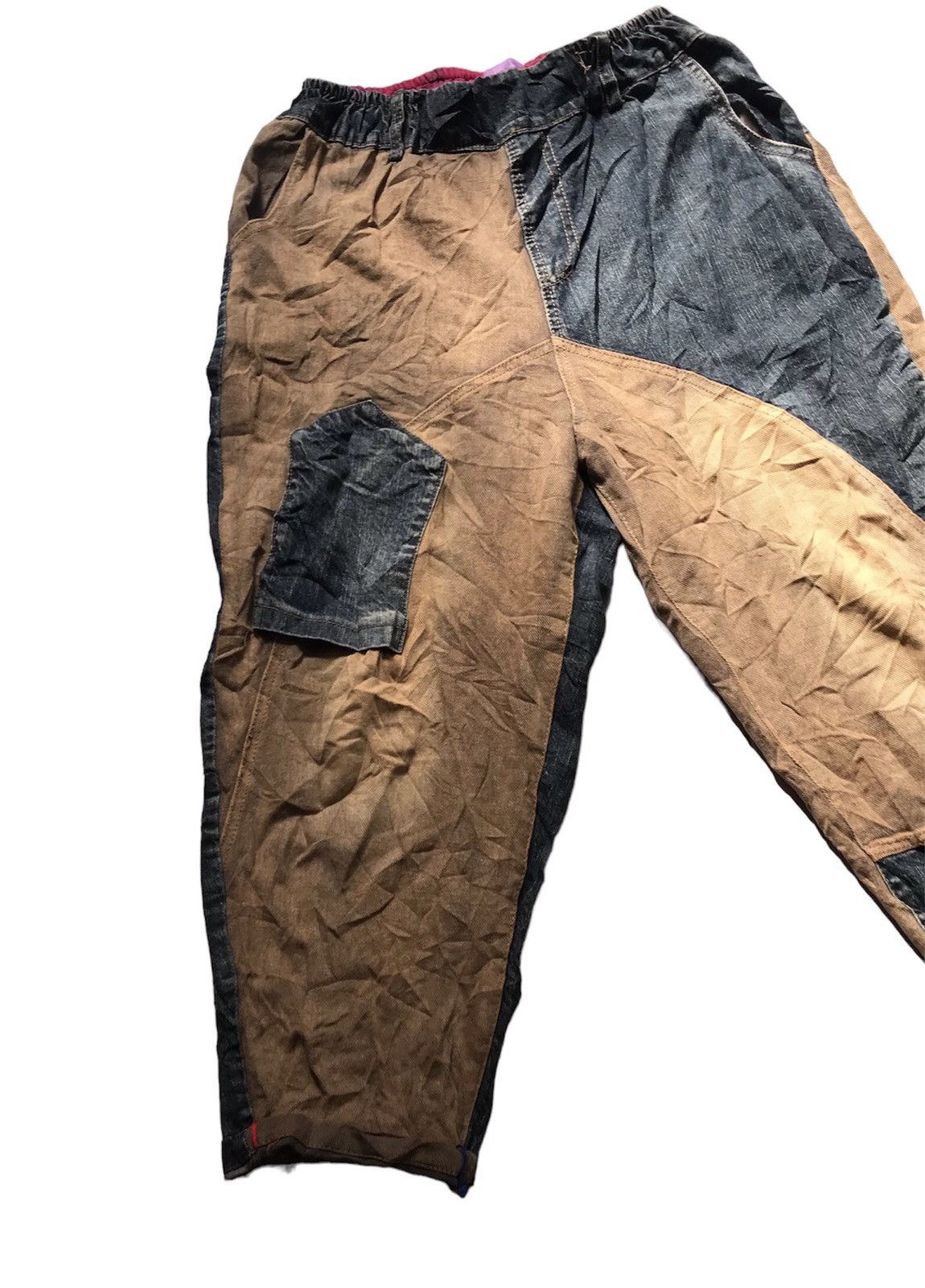 Japanese Brand EIGHT GIRL FLAT MULTI COLORS CARGO PANTS PARACHUTE Size US 30 / EU 46 - 2 Thumbnail