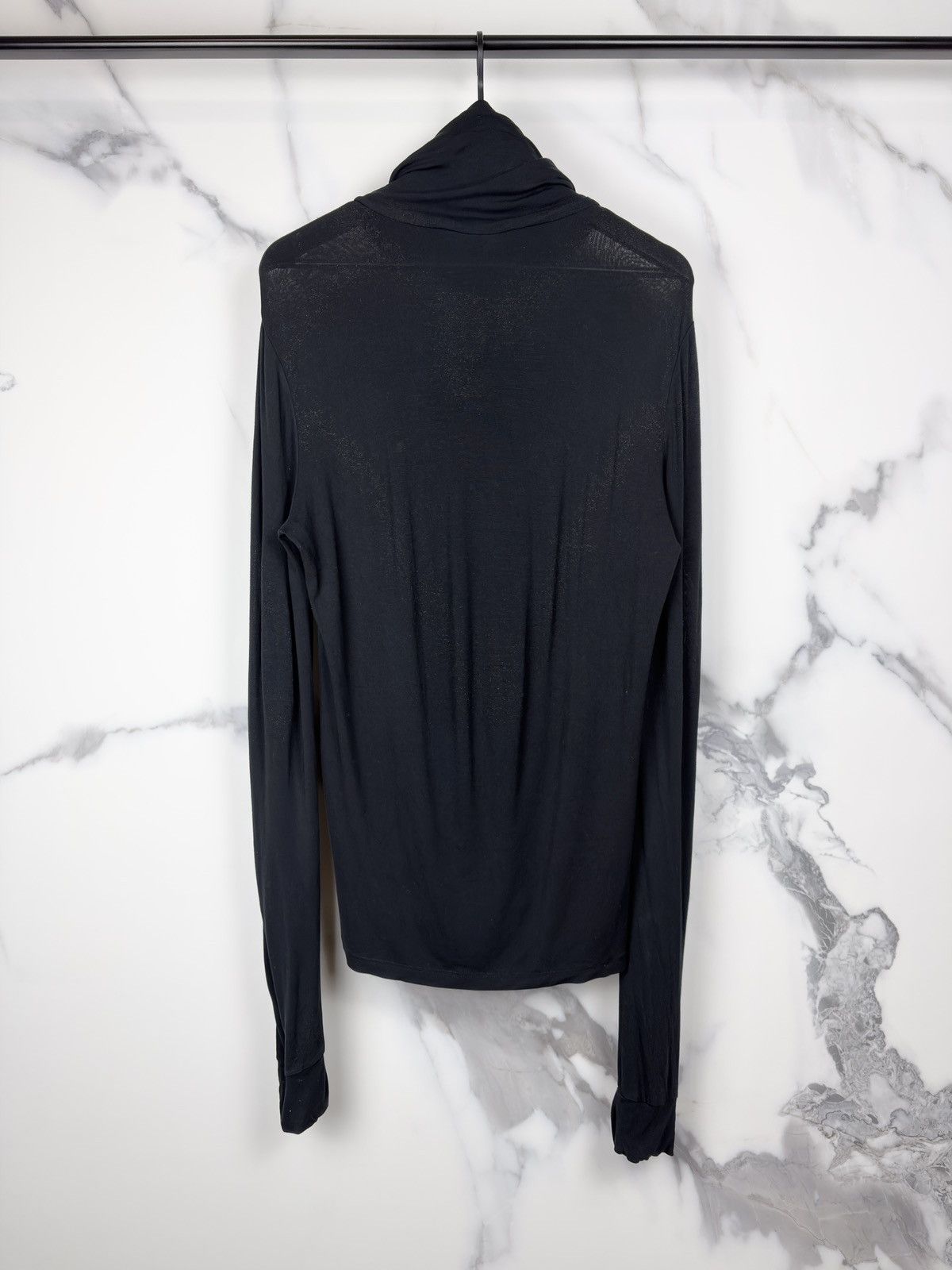 Raf Simons AW04 Raf Simons Waves Quarter Zip High Neck Longsleeve Shirt Size US M / EU 48-50 / 2 - 3 Thumbnail