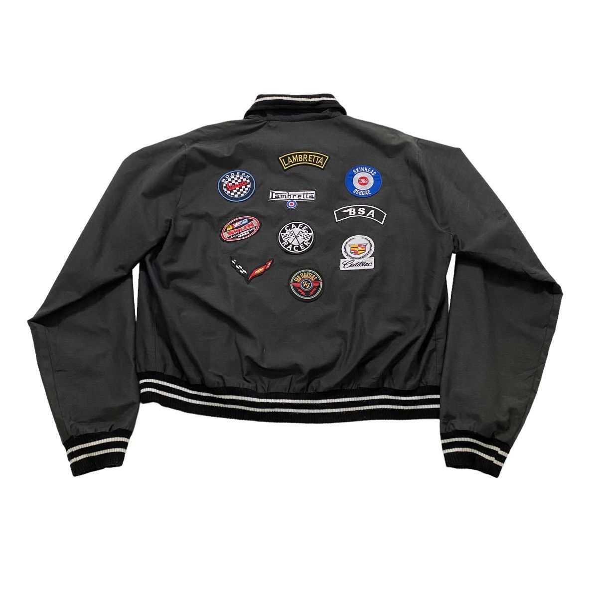 Vintage ☀️Vintage United Kingdom team American classic biker jacket Size US L / EU 52-54 / 3 - 1 Thumbnail