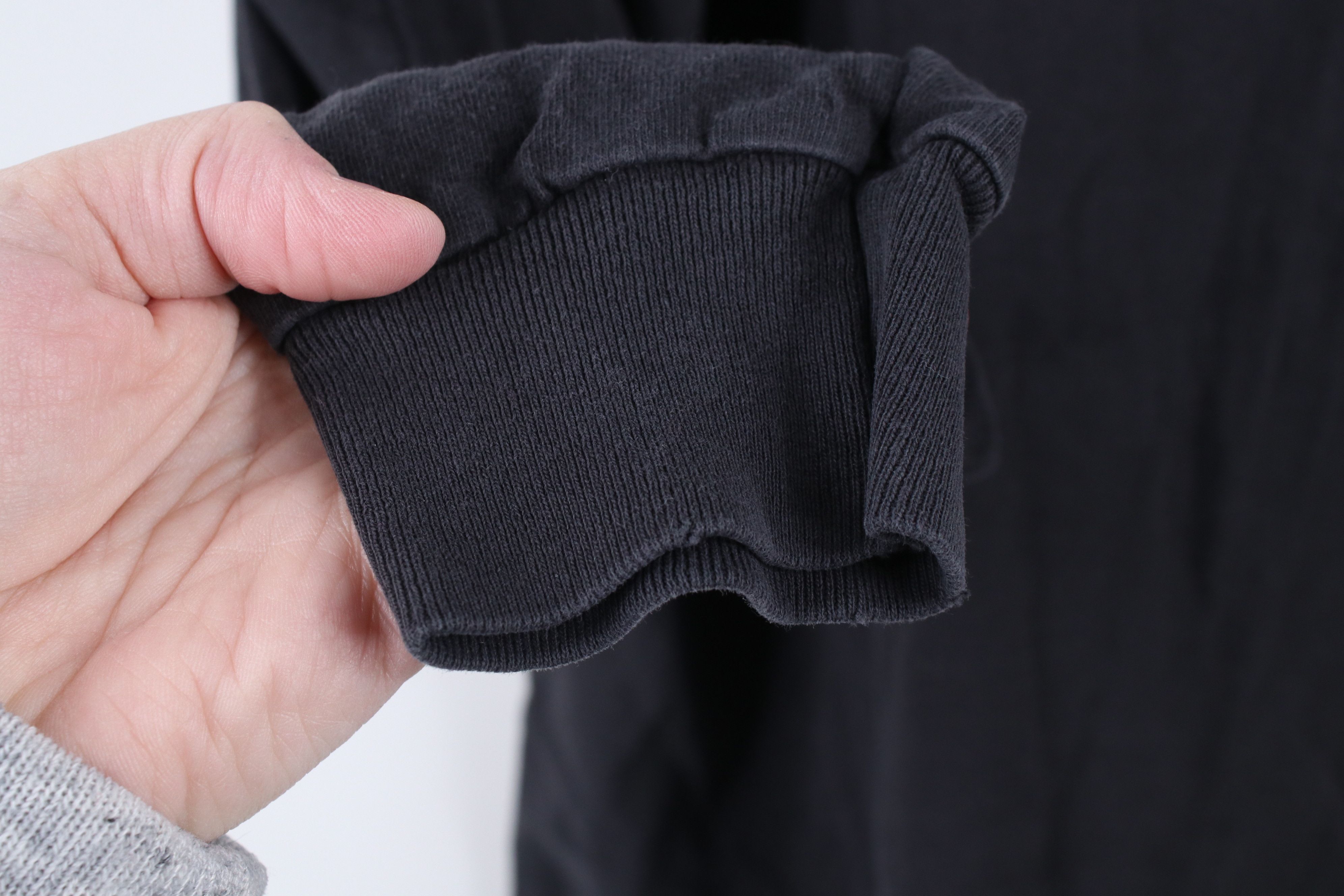 Vintage Vintage 90s Streetwear Long Sleeve T-Shirt Black Cotton Size US L / EU 52-54 / 3 - 8 Thumbnail