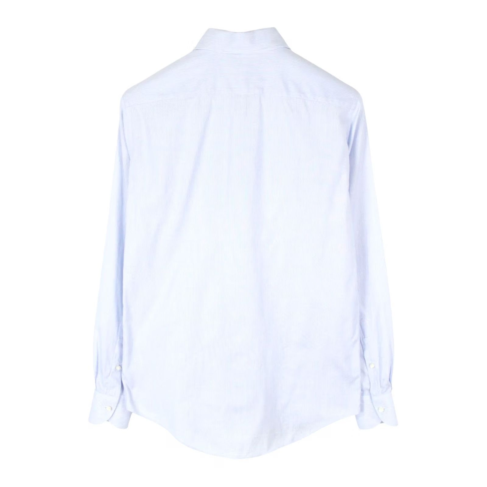 Suitsupply Suitsupply Custom Made Slim Fit Formal Shirt Men's 37/14 1/2 Blue Pinstripe Dress Shirt Size 36R - 2 Thumbnail