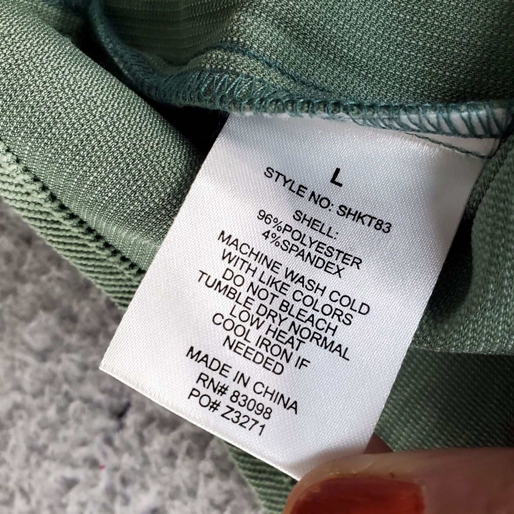 Vintage Cisono Outerwear Shirt Womens L Green Collared Button-Down Stretch Pocketed Casual Shirt Size L / US 10 / IT 46 - 7 Thumbnail