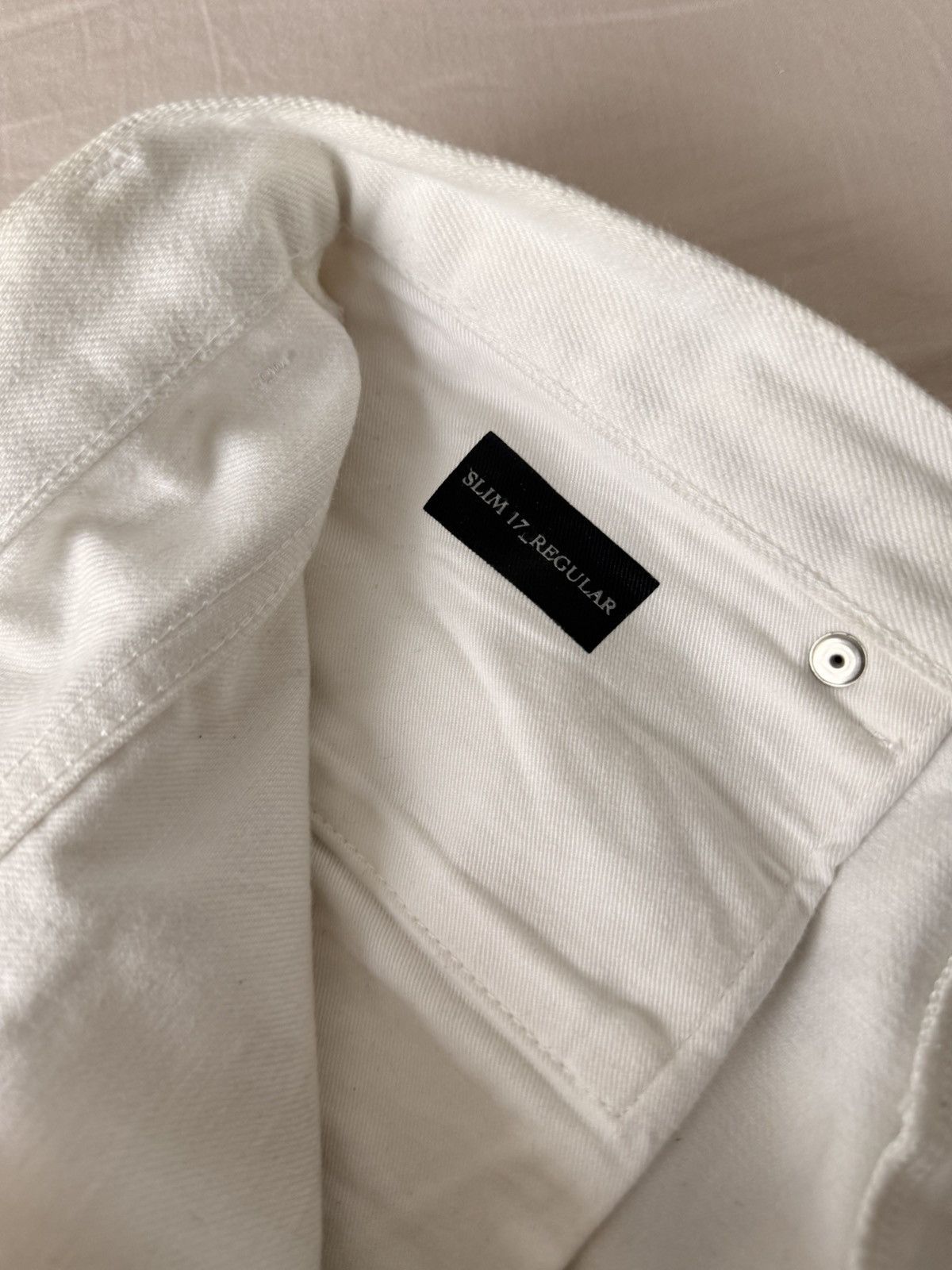 Dior × Sacai Dior x sacai White Denim Pants Size US 30 / EU 46 - 5 Thumbnail
