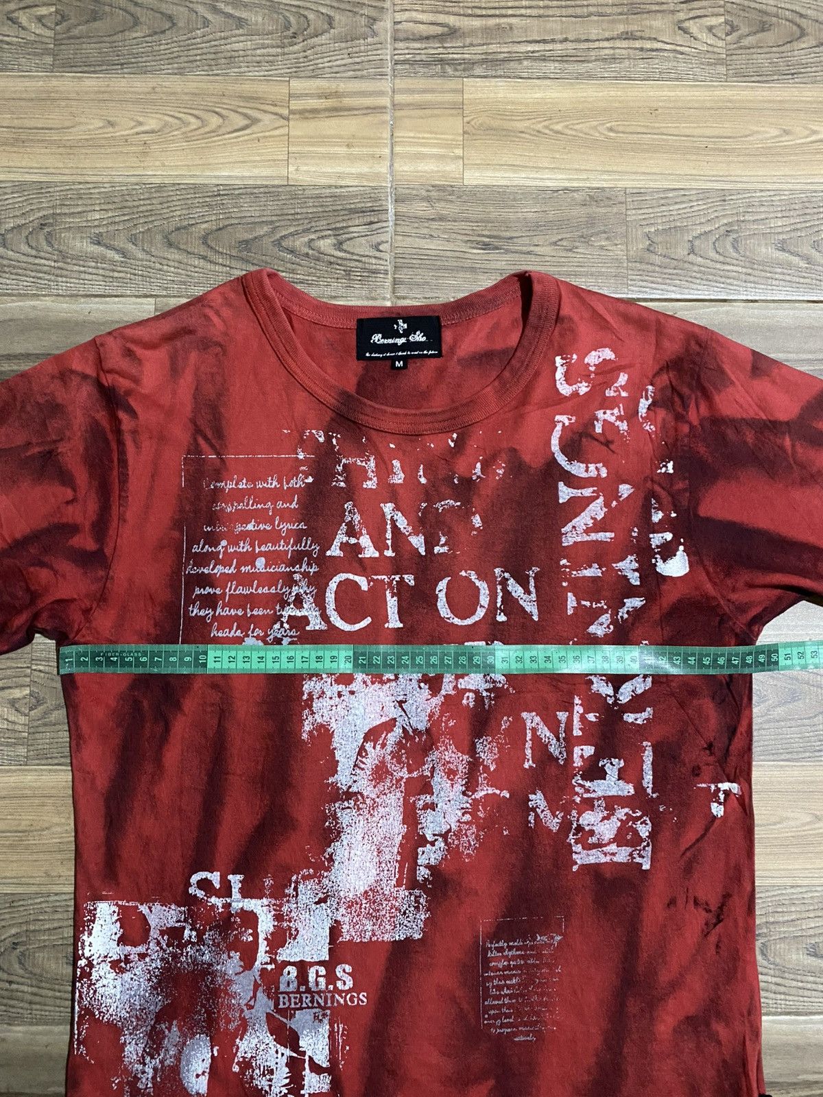 If Six Was Nine × Japanese Brand × Le Grande Bleu (L.G.B.) Japanese Bernings Sho Poem Tees Lgb Styled Size US M / EU 48-50 / 2 - 12 Thumbnail