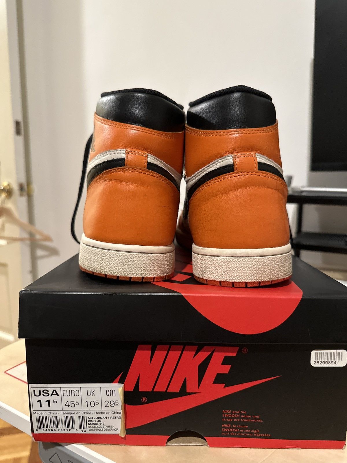Jordan Brand × Nike Jordan 1 OG Shattered Backboard Size US 11.5 / EU 44-45 - 3 Thumbnail