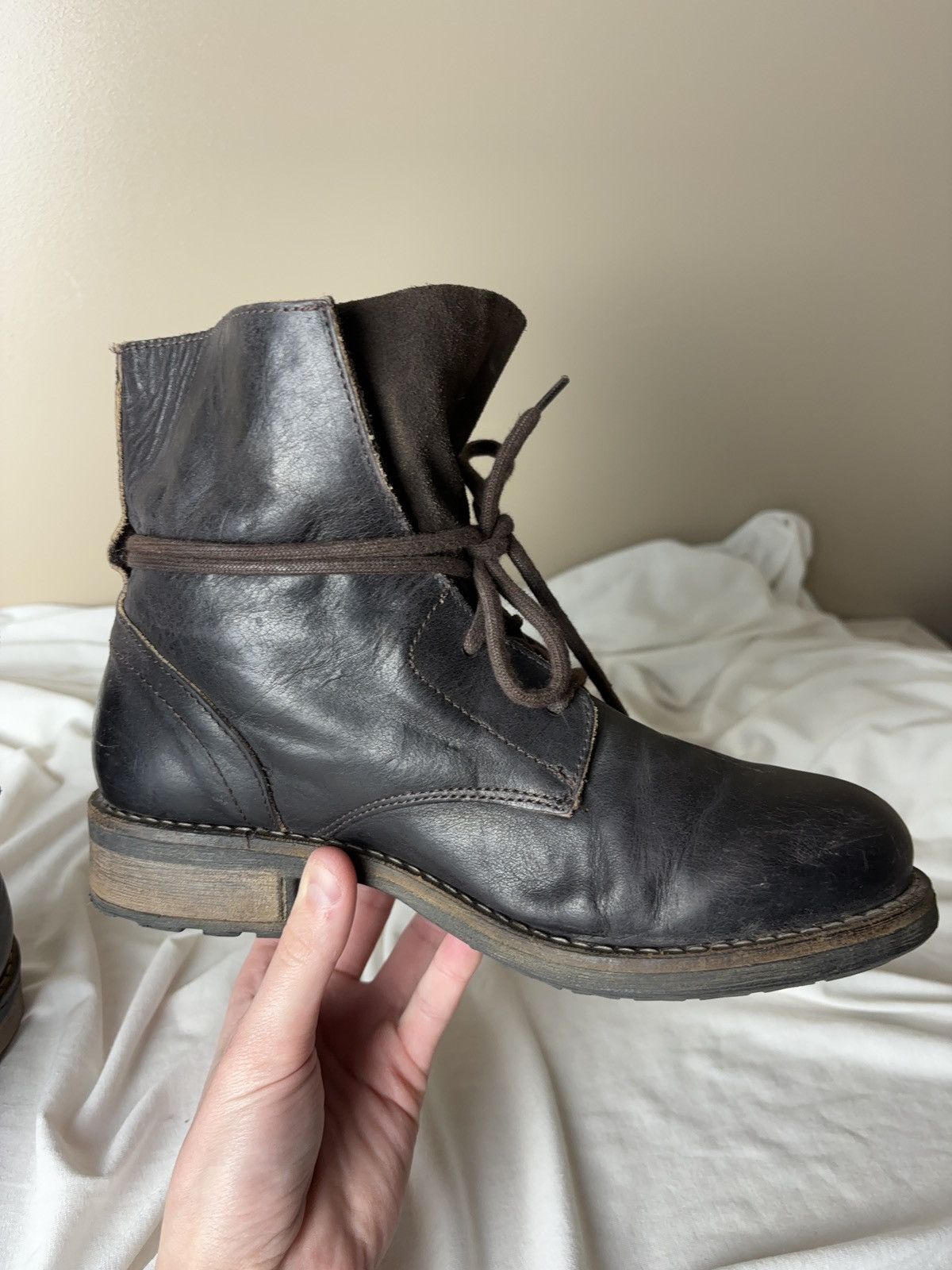 Buffalo London × Vintage Buffalo vintage leather biker boots as 98 style Size US 9 / IT 39 - 10 Thumbnail