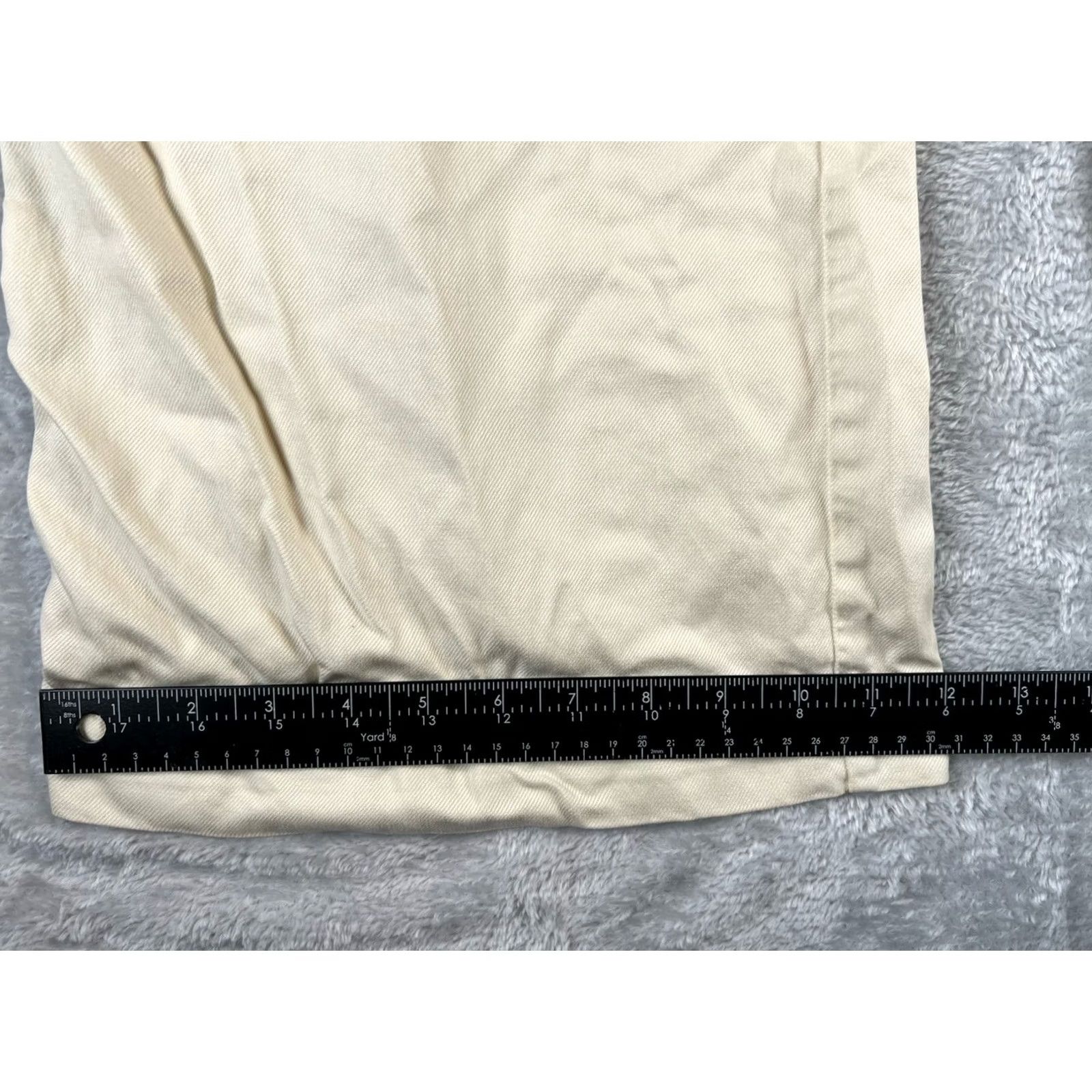 Joie VINTAGE Joie Pants Womens Sz 10 White Cotton Wide-Leg 90s Boho Grunge XSmall? No Size 32" / US 10 / IT 46 - 7 Thumbnail