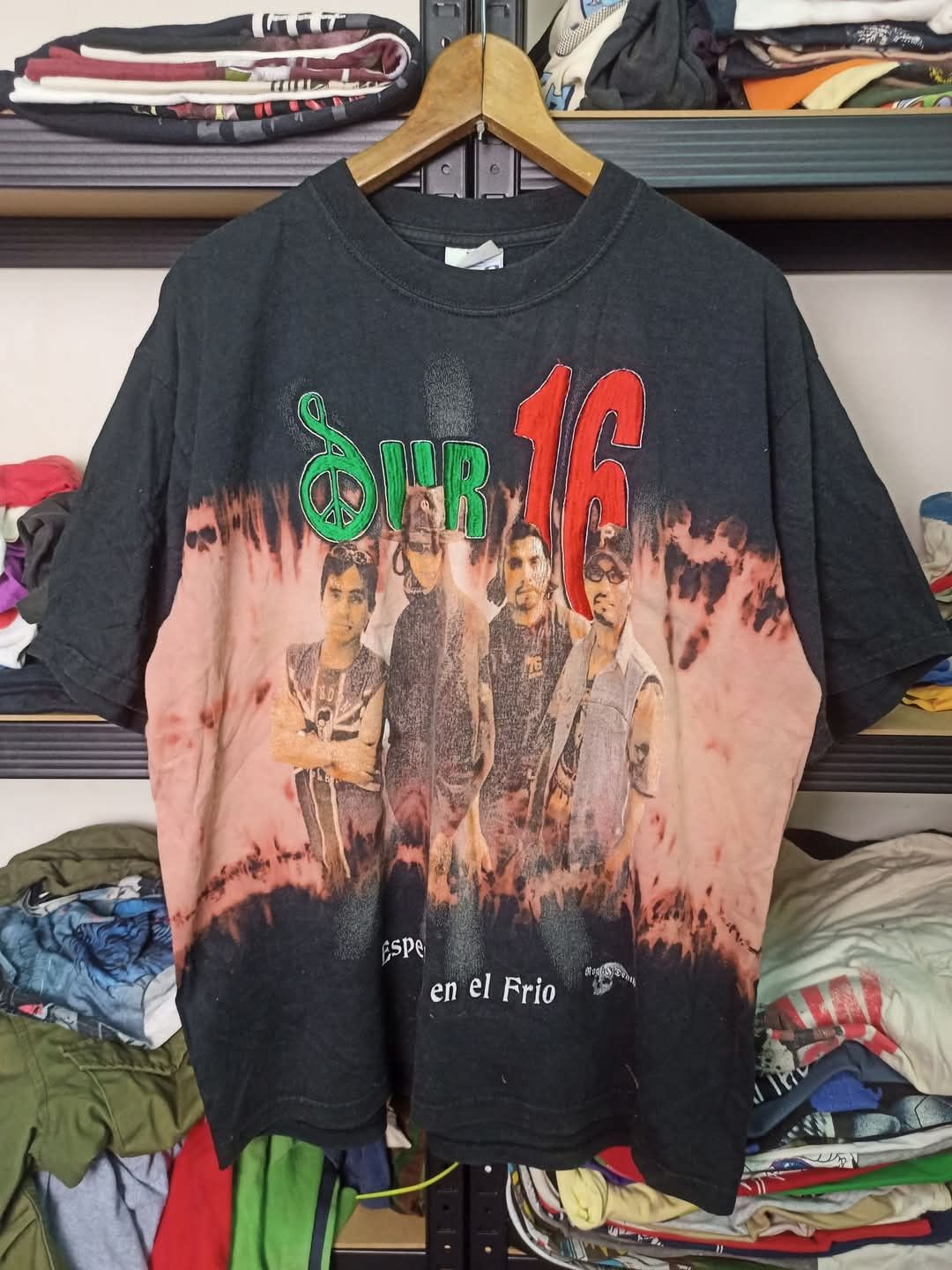 Band Tees Vintage Band Sur 16 Tour 02 Acid Wash Signature Embroidery Size US XL / EU 56 / 4 - 1 Thumbnail