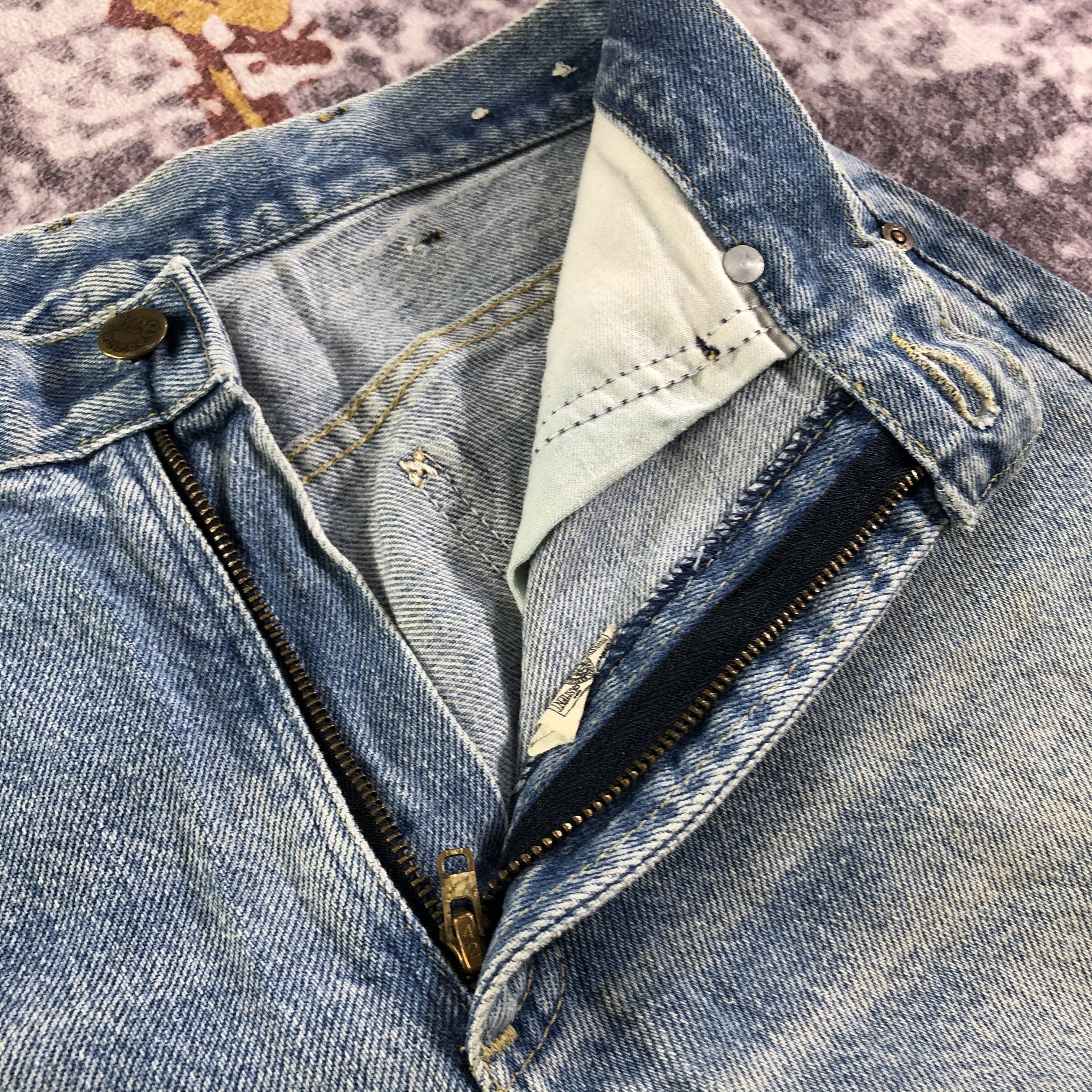 Lee × Vintage Vintage 90s Light Wash Lee Jeans-JM3255 Size US 30 / EU 46 - 9 Thumbnail