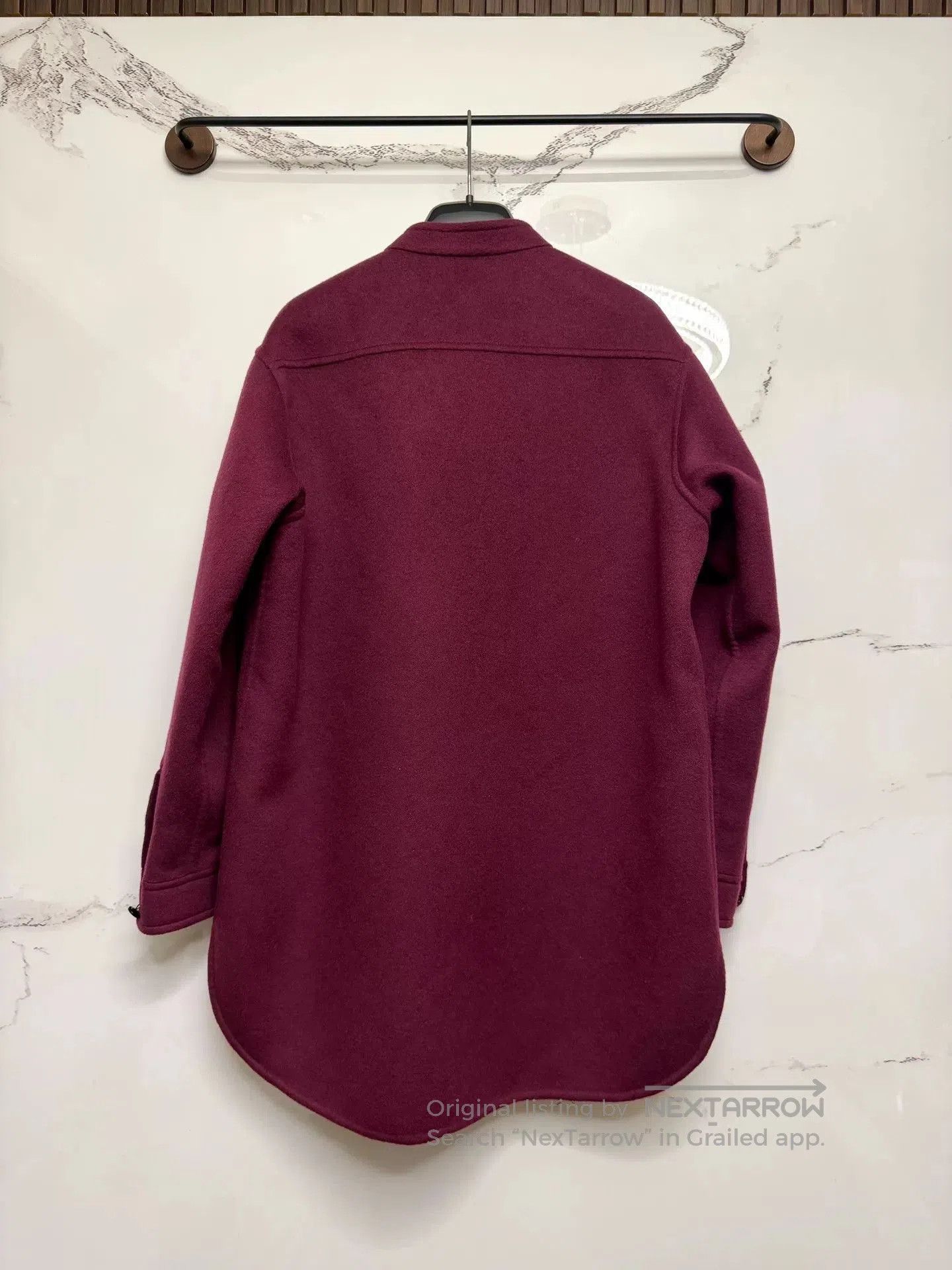 Louis Vuitton louis vuitton wine red printed coat. Size S / US 4 / IT 40 - 3 Thumbnail