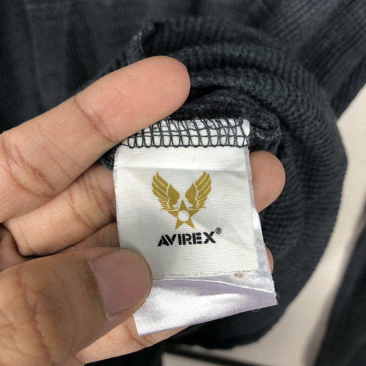 Avirex 📌Vintage Hoodie Avirex Pull Over Big Logo Over Print Size US XL / EU 56 / 4 - 21 Thumbnail