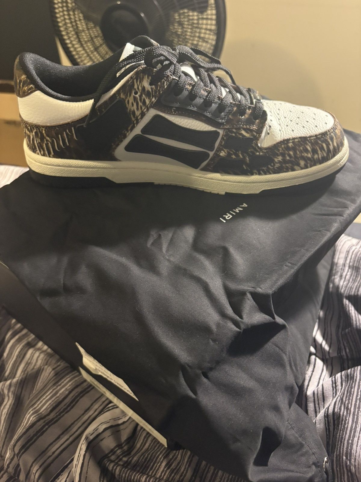 Amiri Amiri Skelton Top Low Sneakers Size US 8 / EU 41 - 2 Thumbnail