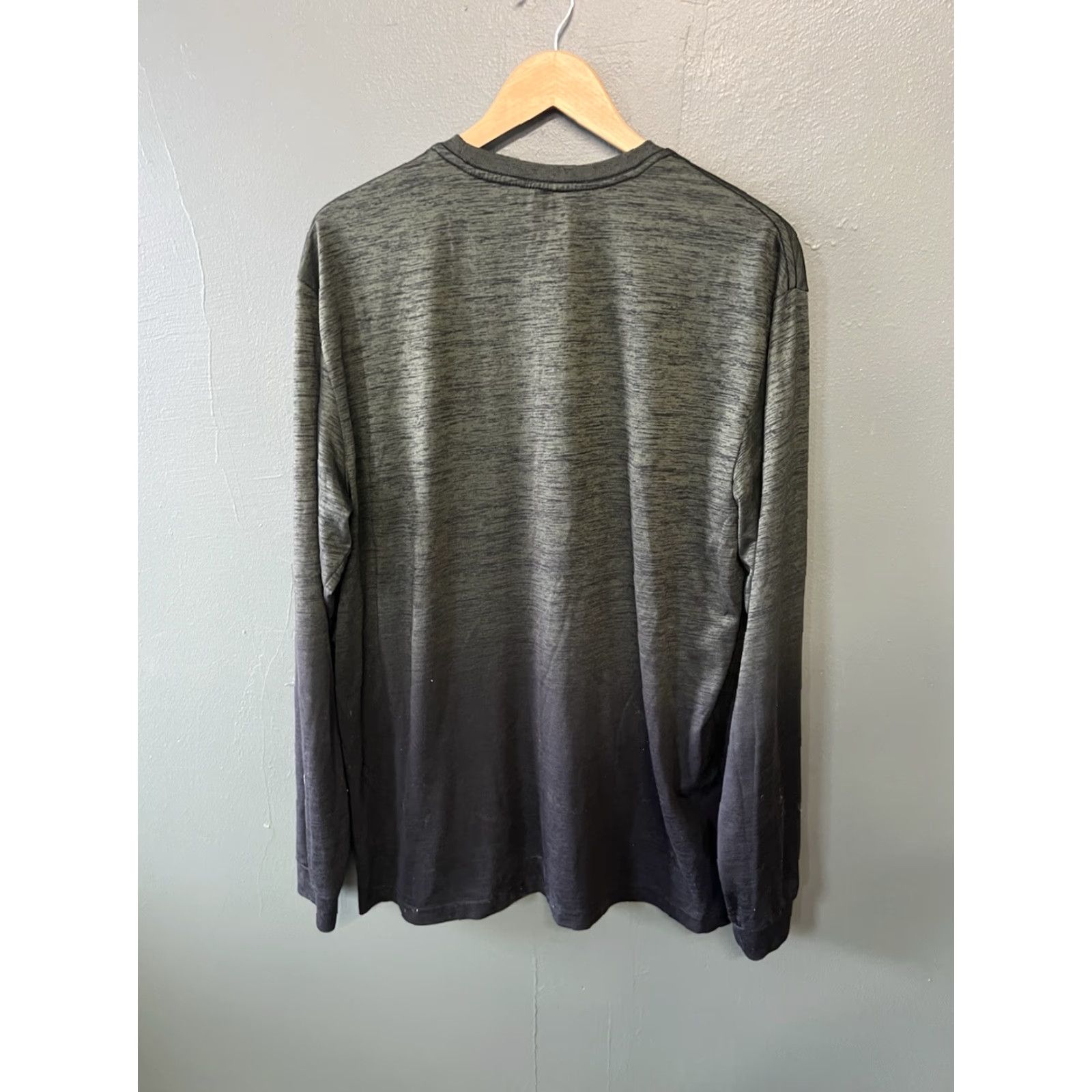Vintage VINTAGE American Fighter Mens Green Long Sleeve Graphic Shirt XL Size US XL / EU 56 / 4 - 2 Thumbnail