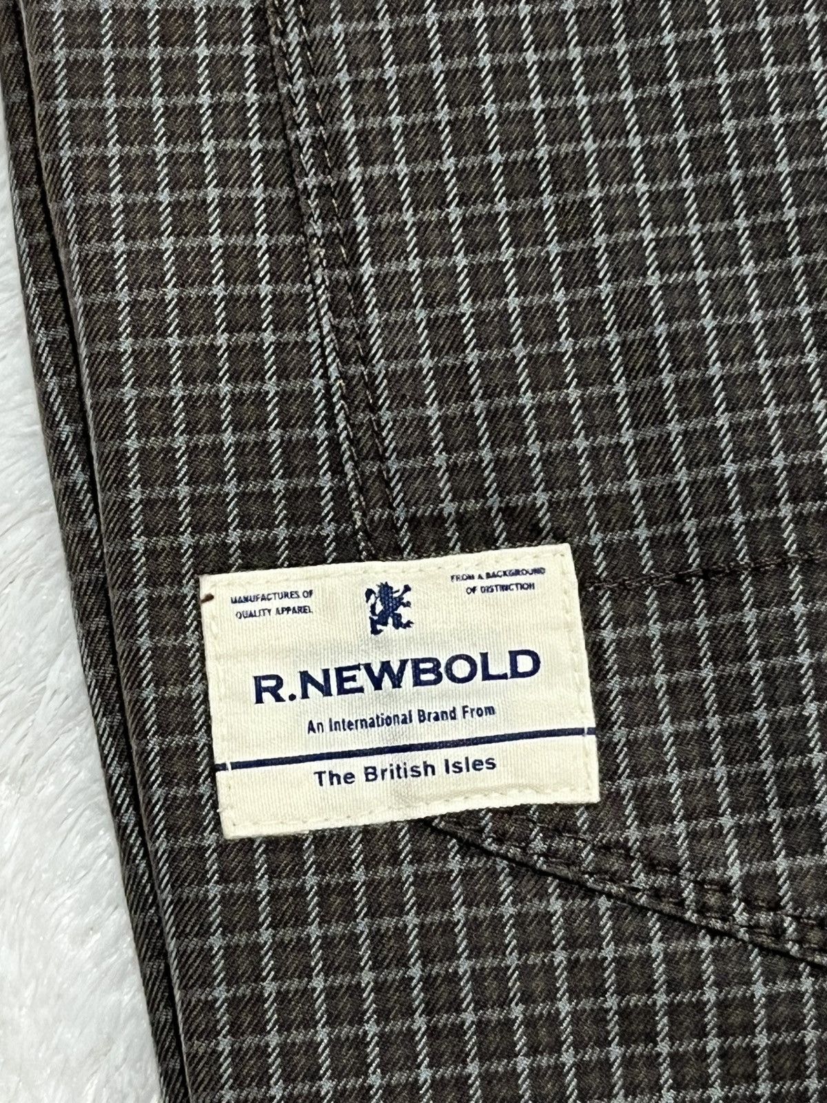 Other R Newbold Plaid Side Stripe Pants Brown Size 33 Rare Size US 33 - 9 Thumbnail