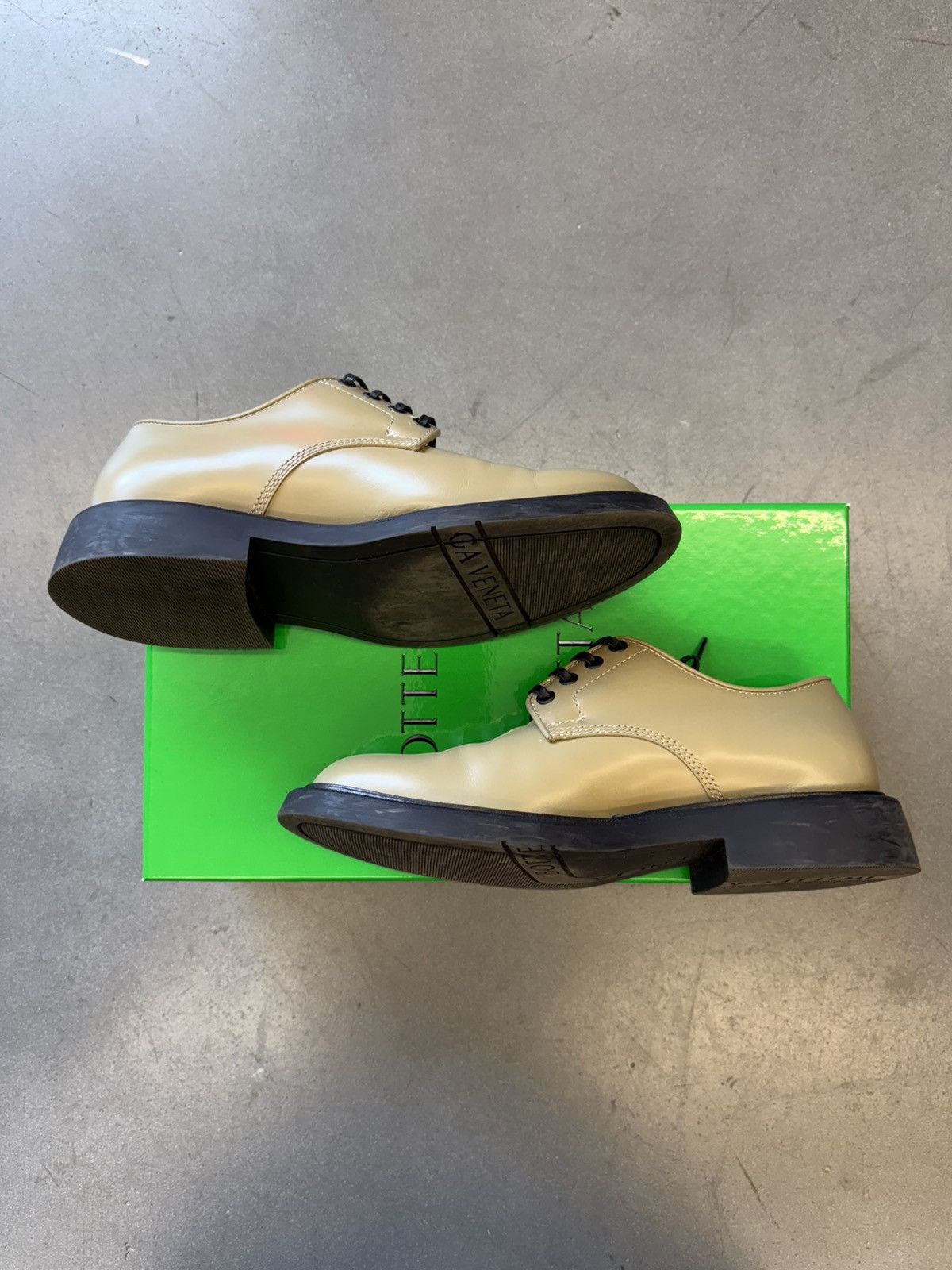 Bottega Veneta Bottega Veneta BV Level Lace Up Tokyo Brush Calf Derbys Size US 10 / IT 40 - 2 Thumbnail