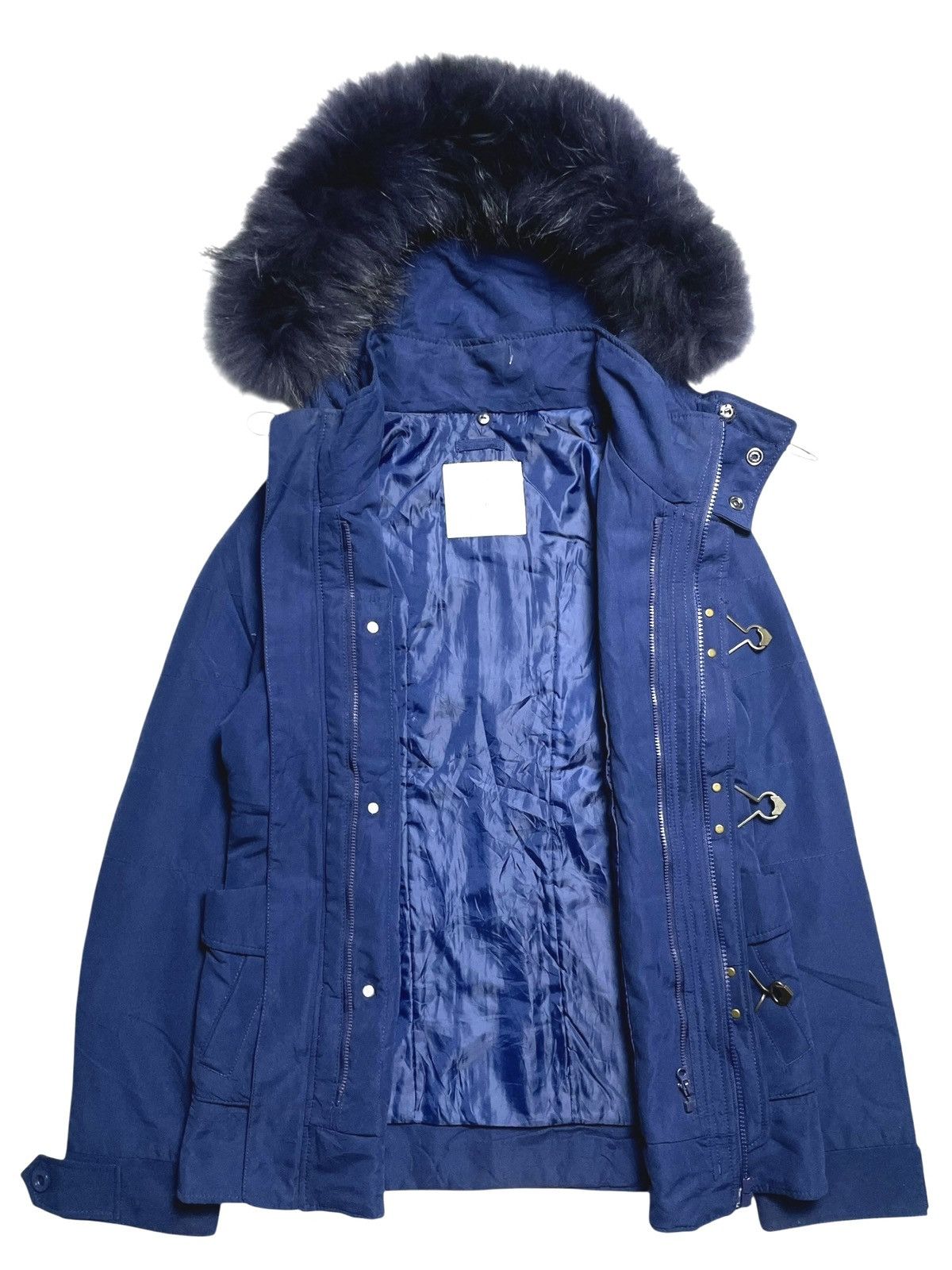 BUFFALO BOBS 2000’s Sly - Vkei Style Toggle Button Racoon Fur Jacket Size US M / EU 48-50 / 2 - 3 Thumbnail