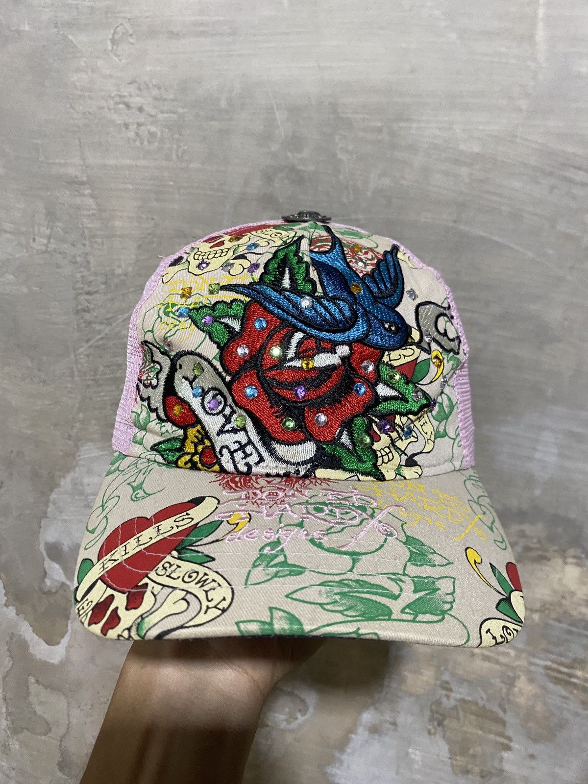 Ed Hardy Vintage Ed Hardy hat Y2K Size ONE SIZE - 1 Thumbnail