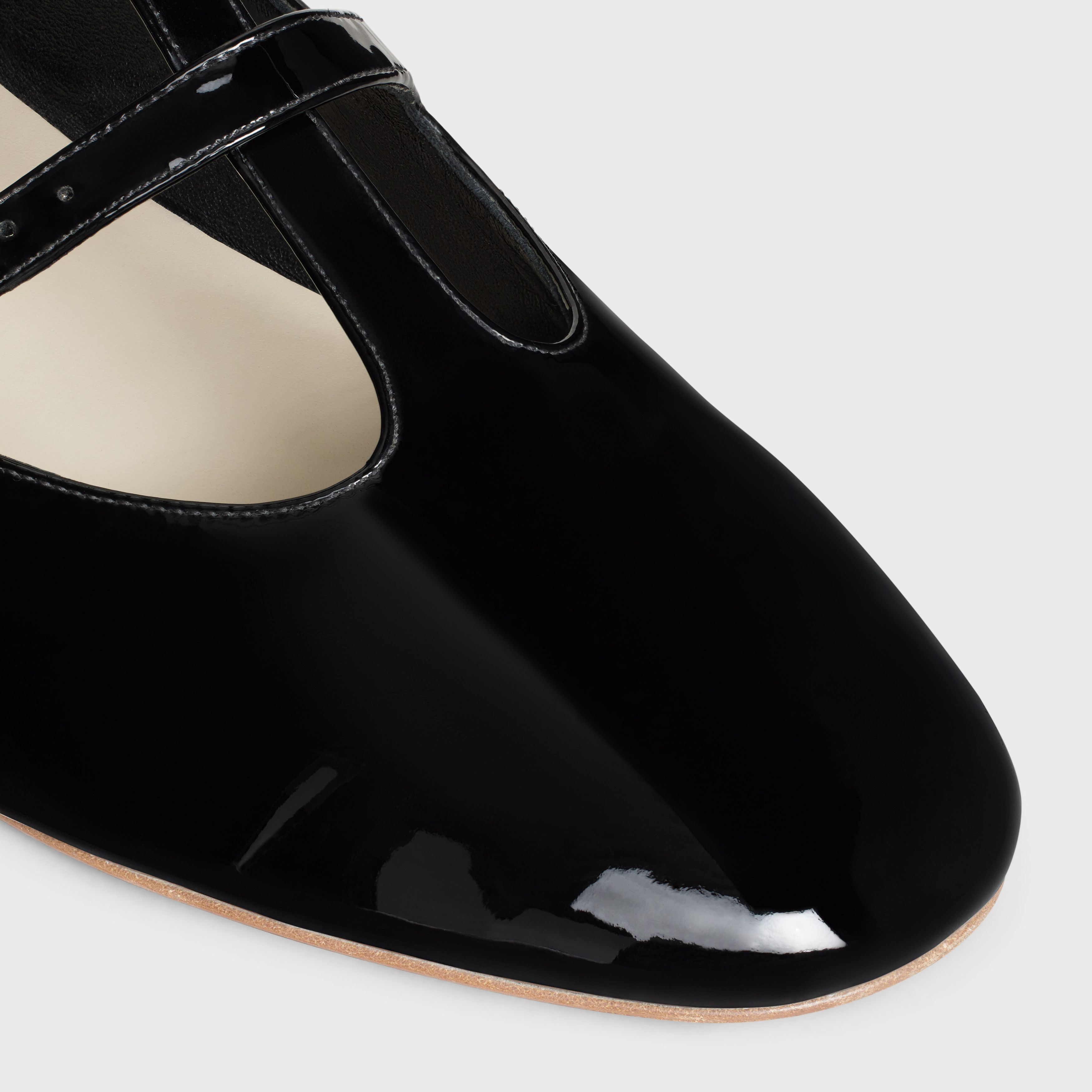 Celine o1bcso1str0126 354684582C Mary Jane Ballerina Flats in Black Size US 8 / IT 38 - 4 Thumbnail